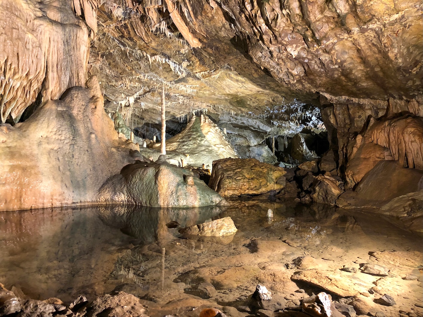 Grotten van Hotton in de Ardennen