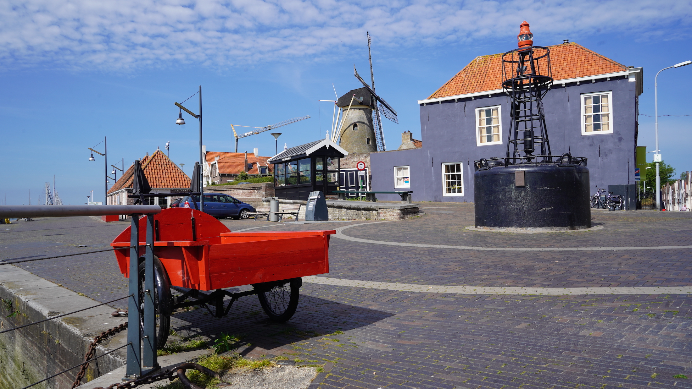 Begin de reis in Zeeland, met een stop in het leuke stadje Zierikzee
