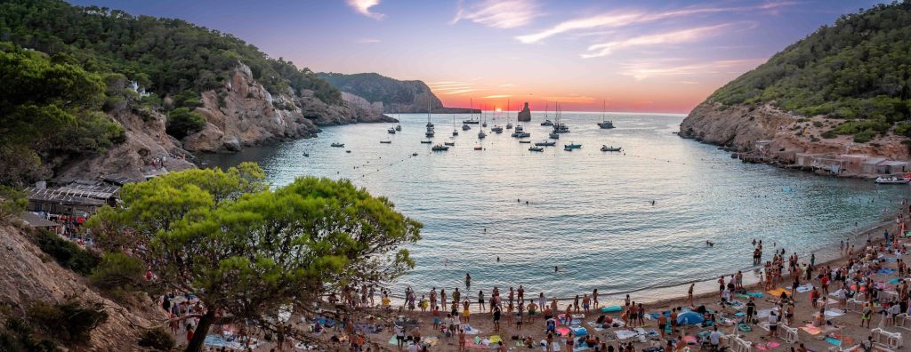 Zonsondergang op Cala Benirras