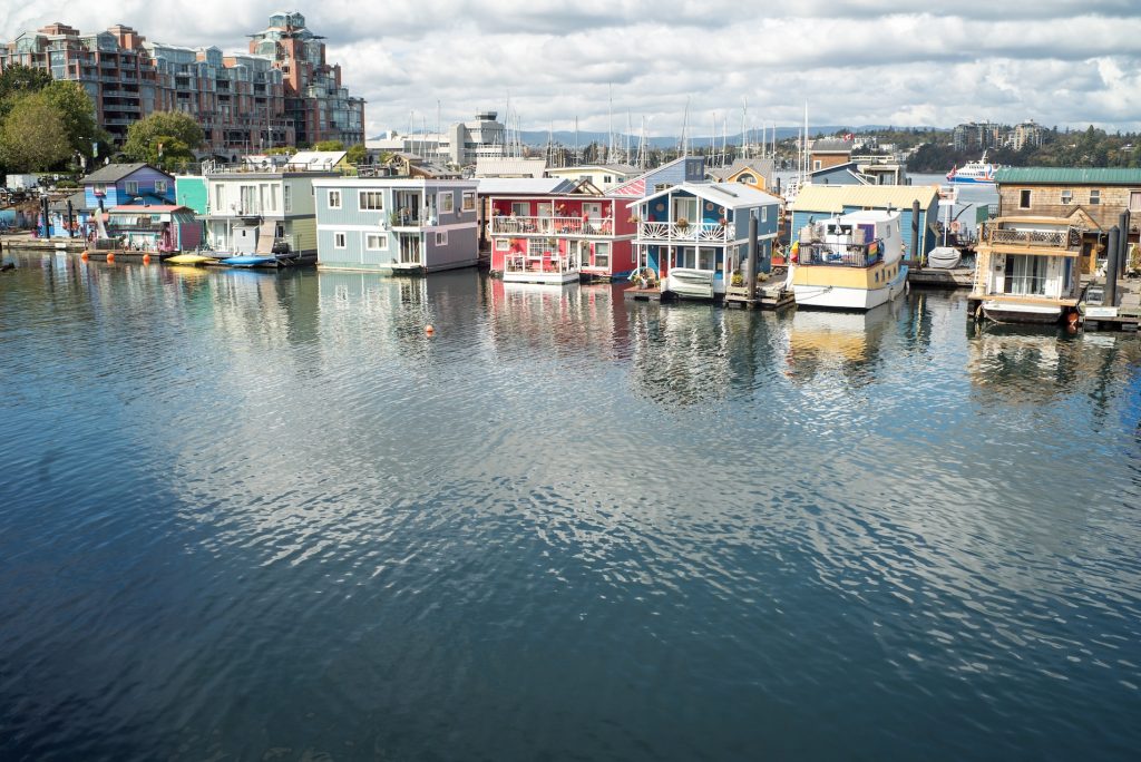 Dorpje op Vancouver Island
