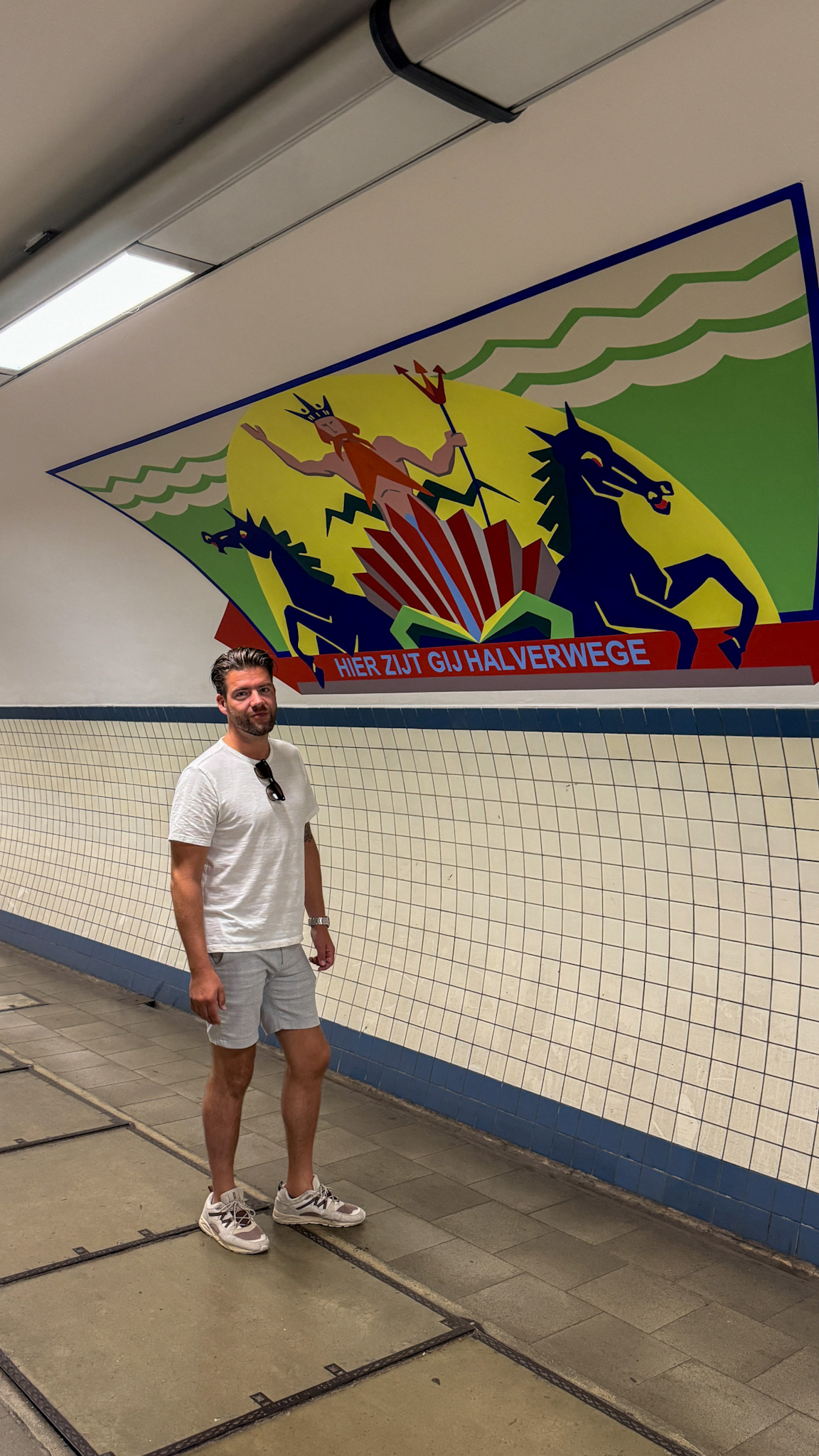 Bijzonder: je loopt zo van de ene naar de andere oever!