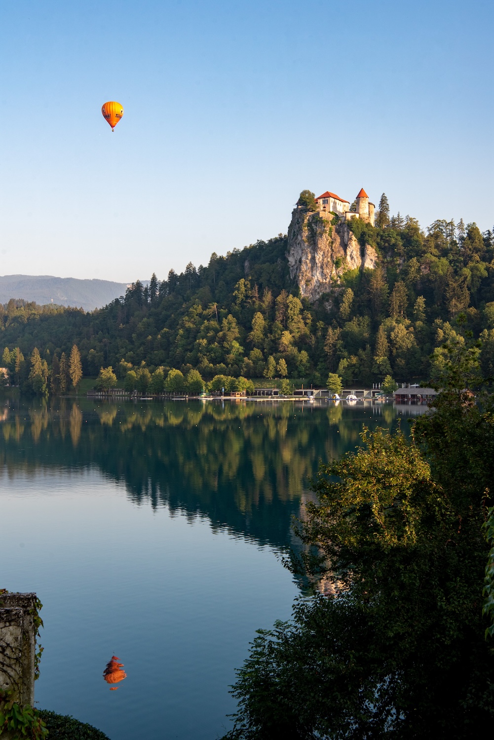 Kasteel Bled in zomer