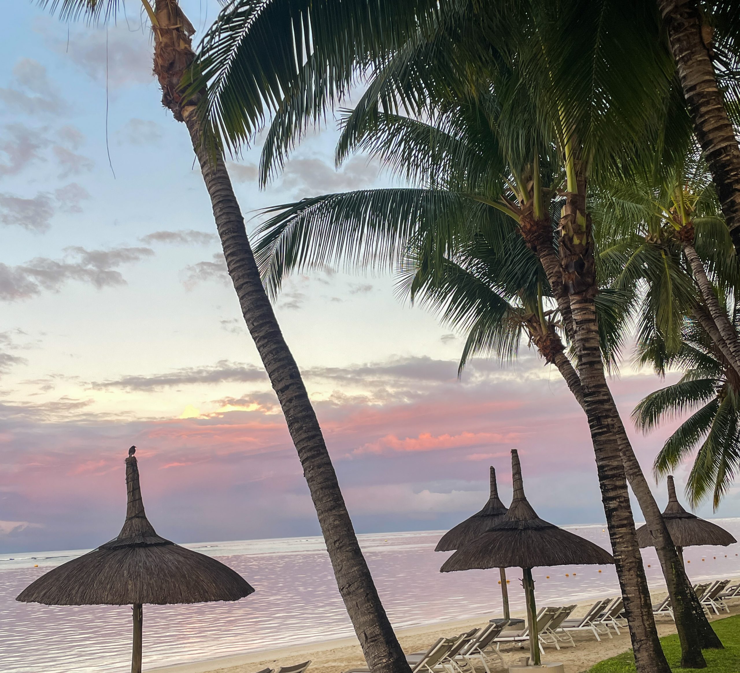 Het strand bij Sugar Beach Resort in Flic en Flac