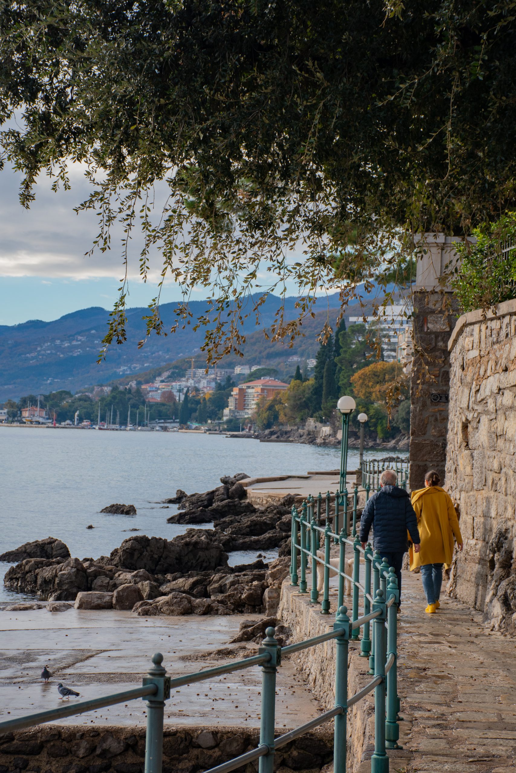 Lungomare-promenade is echt de topactiviteit van Opatija