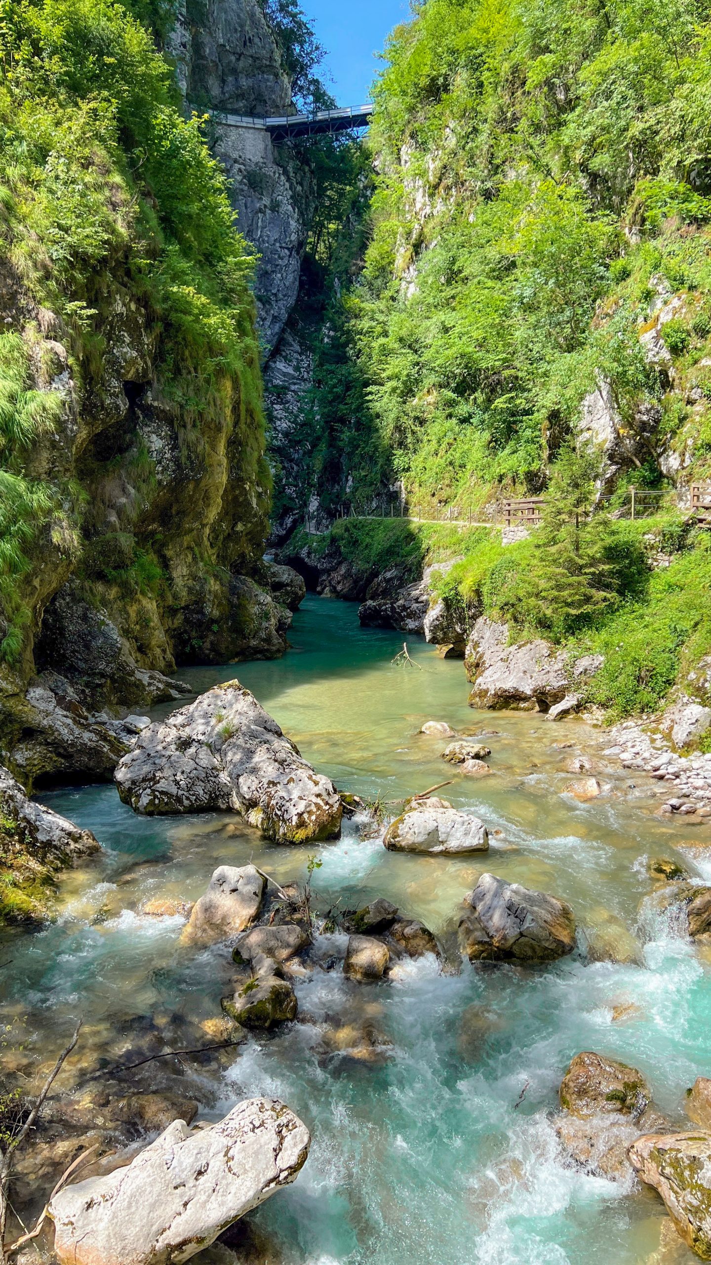 Wandel door de indrukwekkende Tolmin Kloof