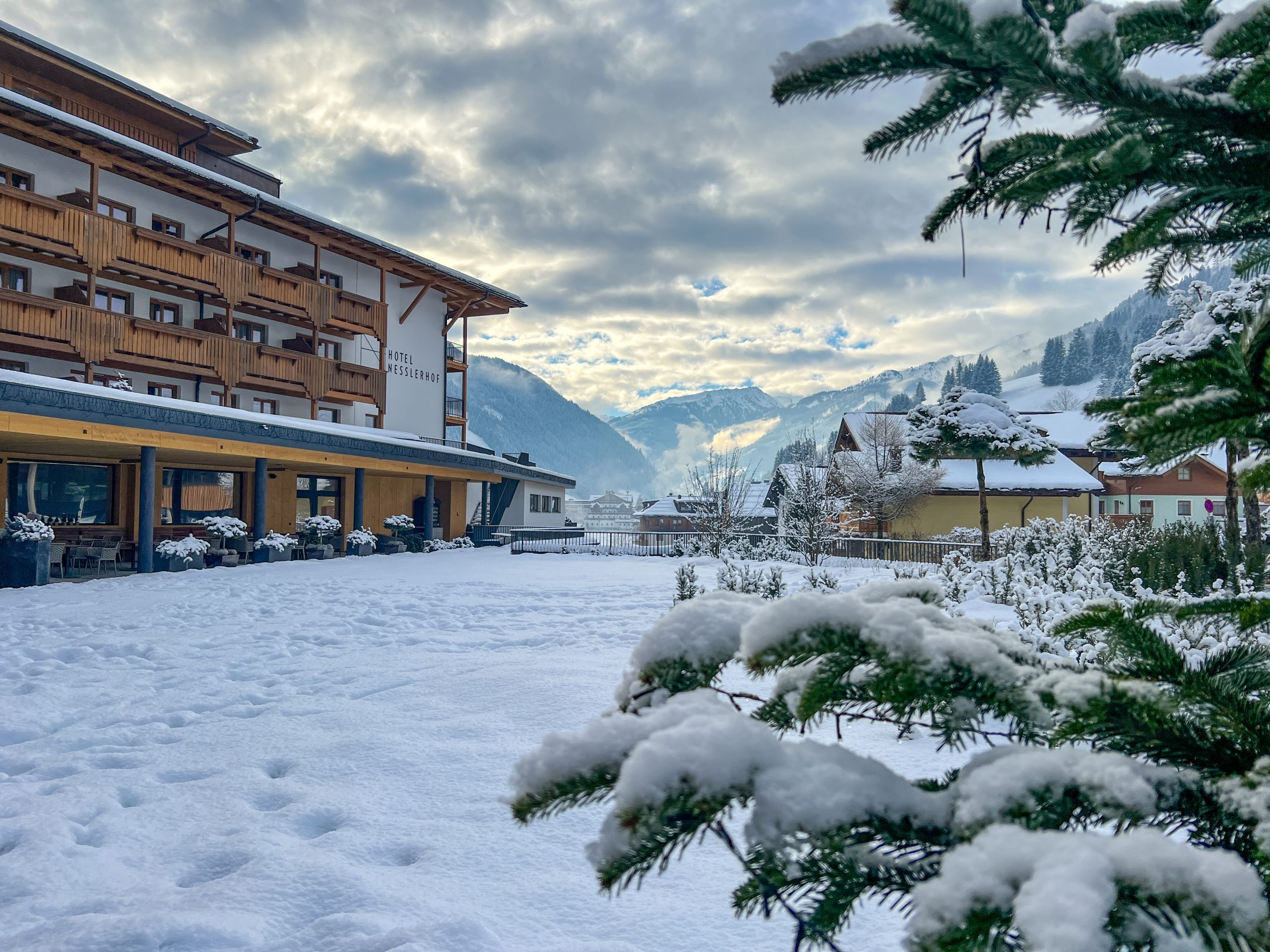 Ski-in, ski-out: Nesslerhof ligt direct aan de piste naast de nieuwe Kieserlbahn