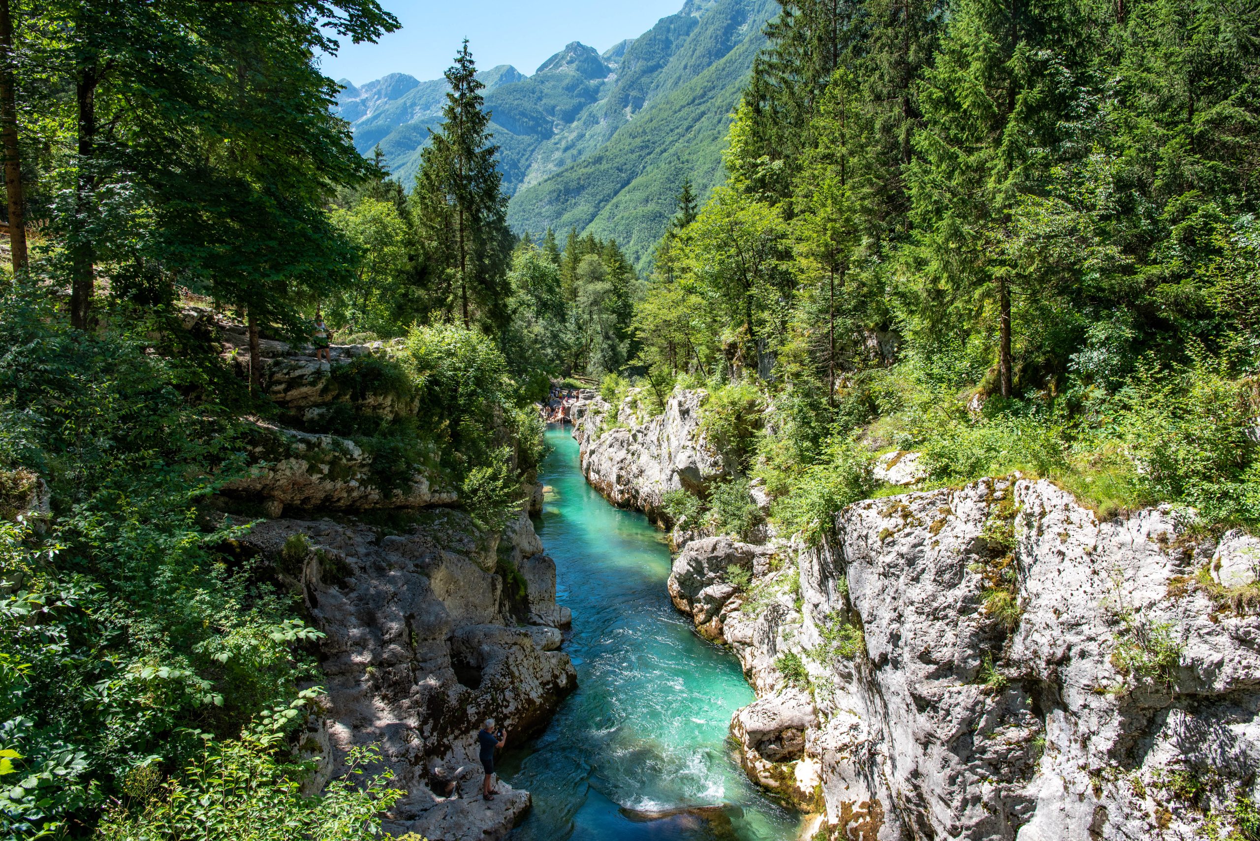 Great Soca Gorge is een van de allermooiste plekken in Slovenie