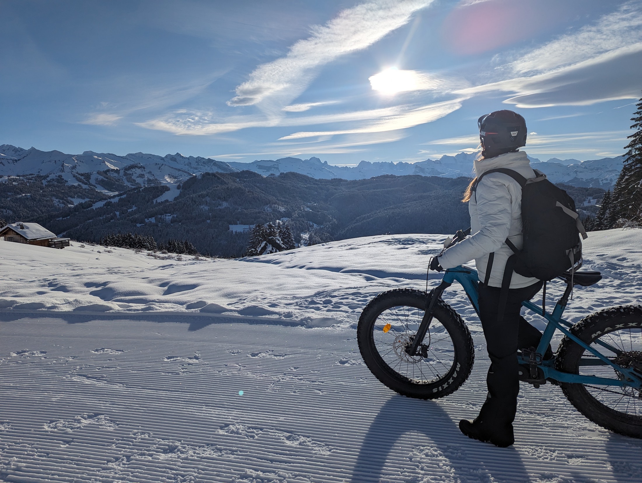 Ga een keer fatbiken en kom op plekken waar je met je ski’s niet kunt komen.