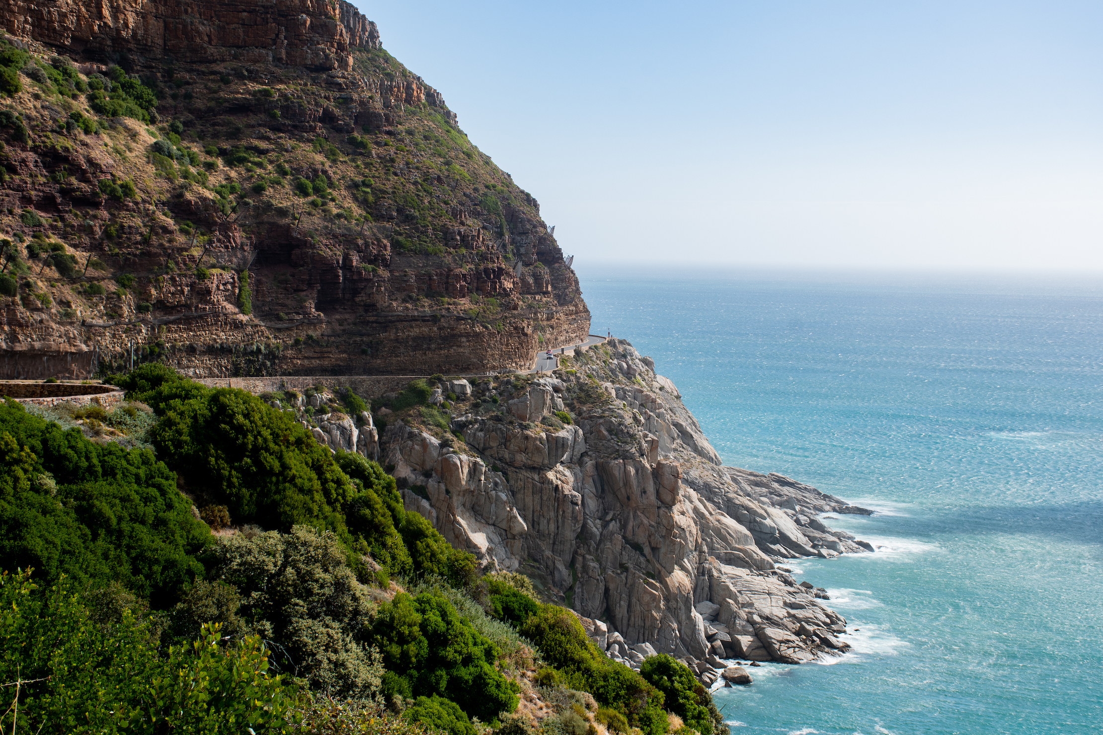 De bekende Chapman’s Peak drive Zuid-Afrika is fantastisch om te rijden