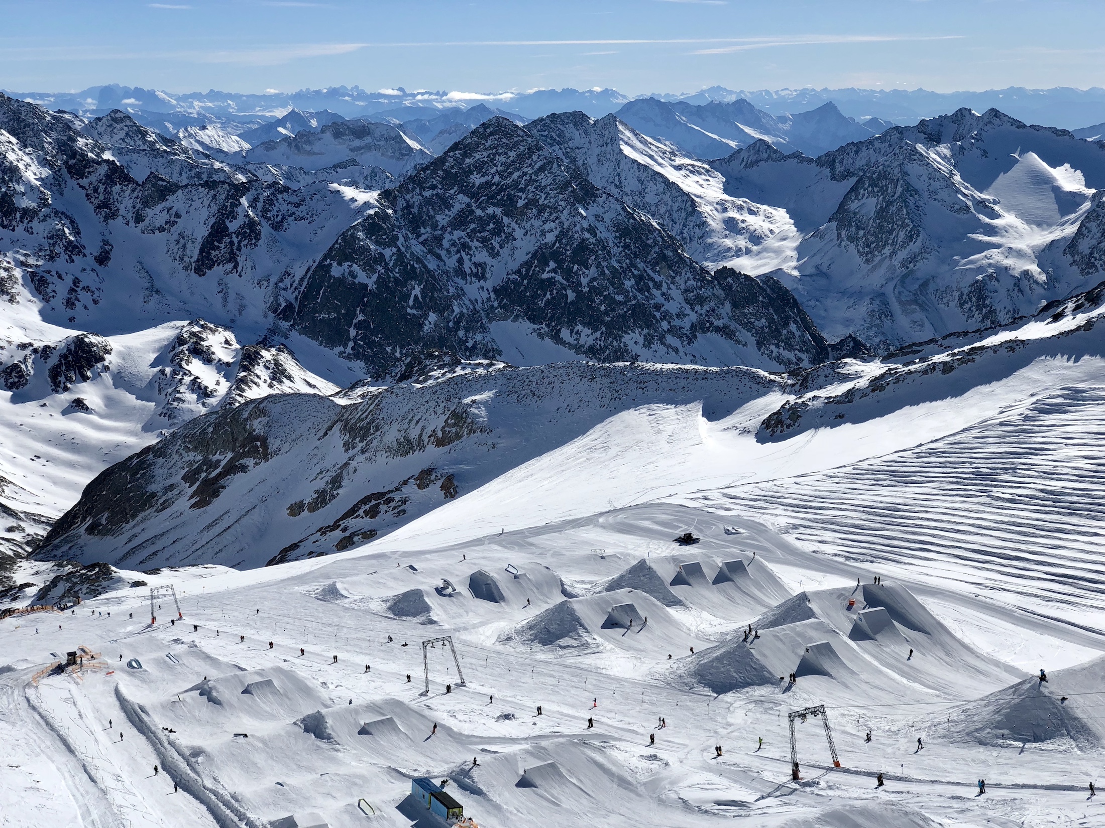 Het unieke uitkijkplatform Top of Tyrol op 3.210 meter hoogte