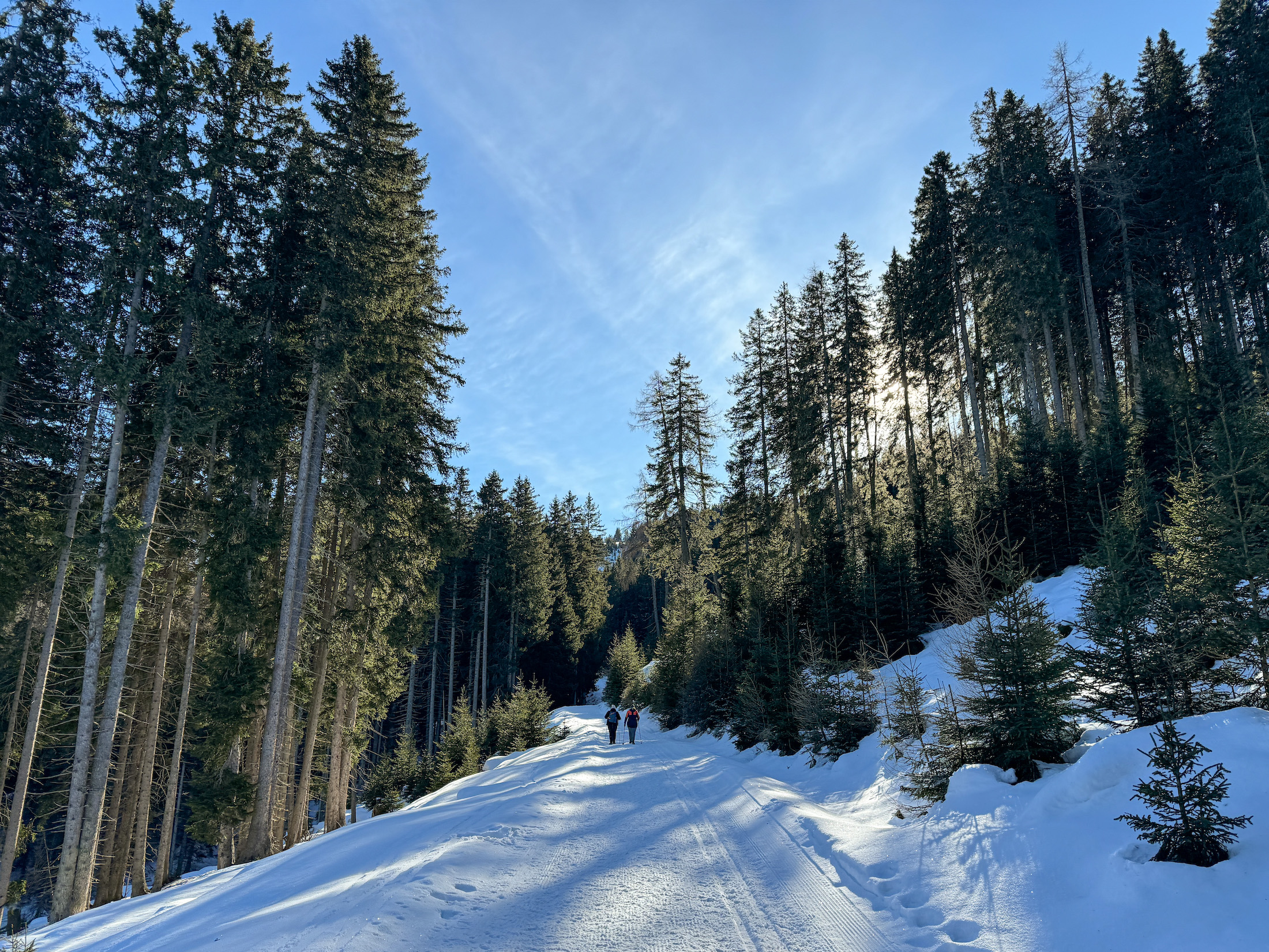 In Mieders maak je de mooiste winterwandelingen