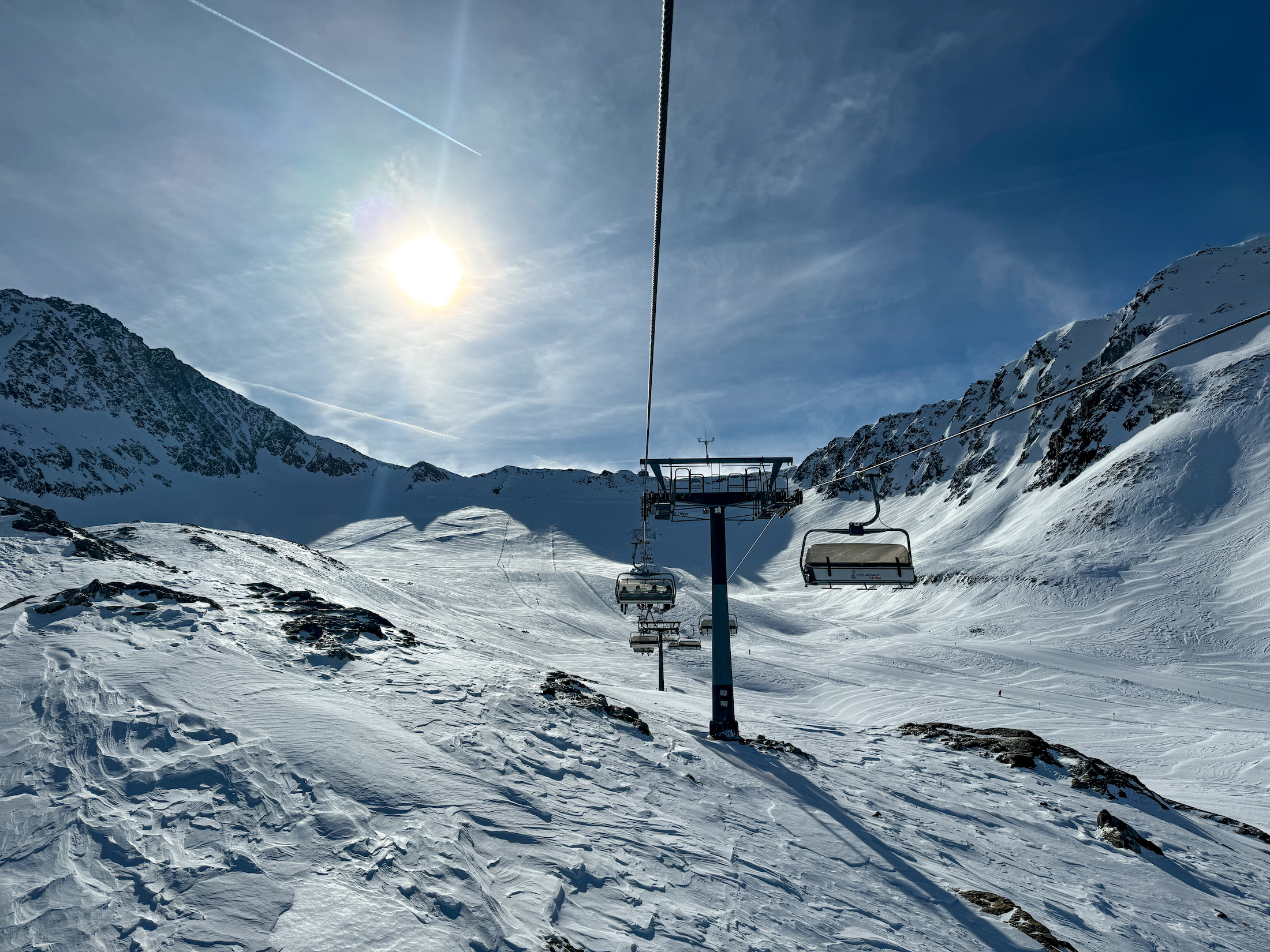 Op de Stubaier Gletscher is de sneeuw bijna altijd top