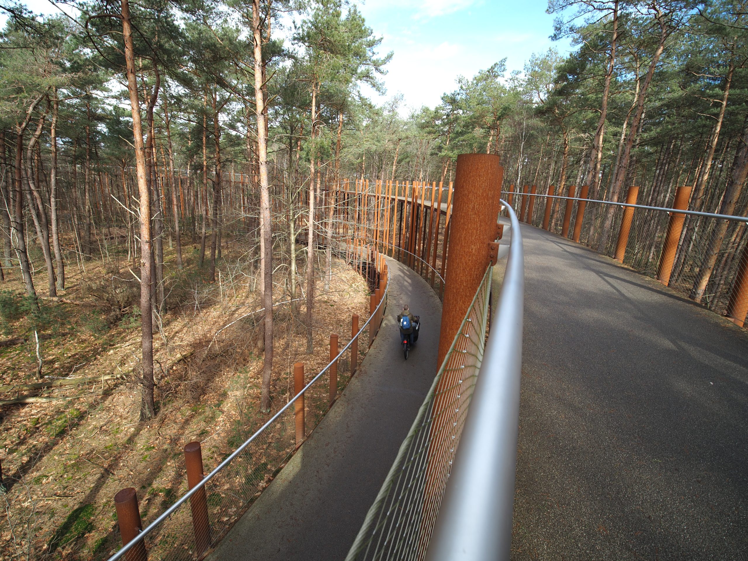 Fietsen door de Bomen is met recht het pronkstuk van Nationaal Park Bosland