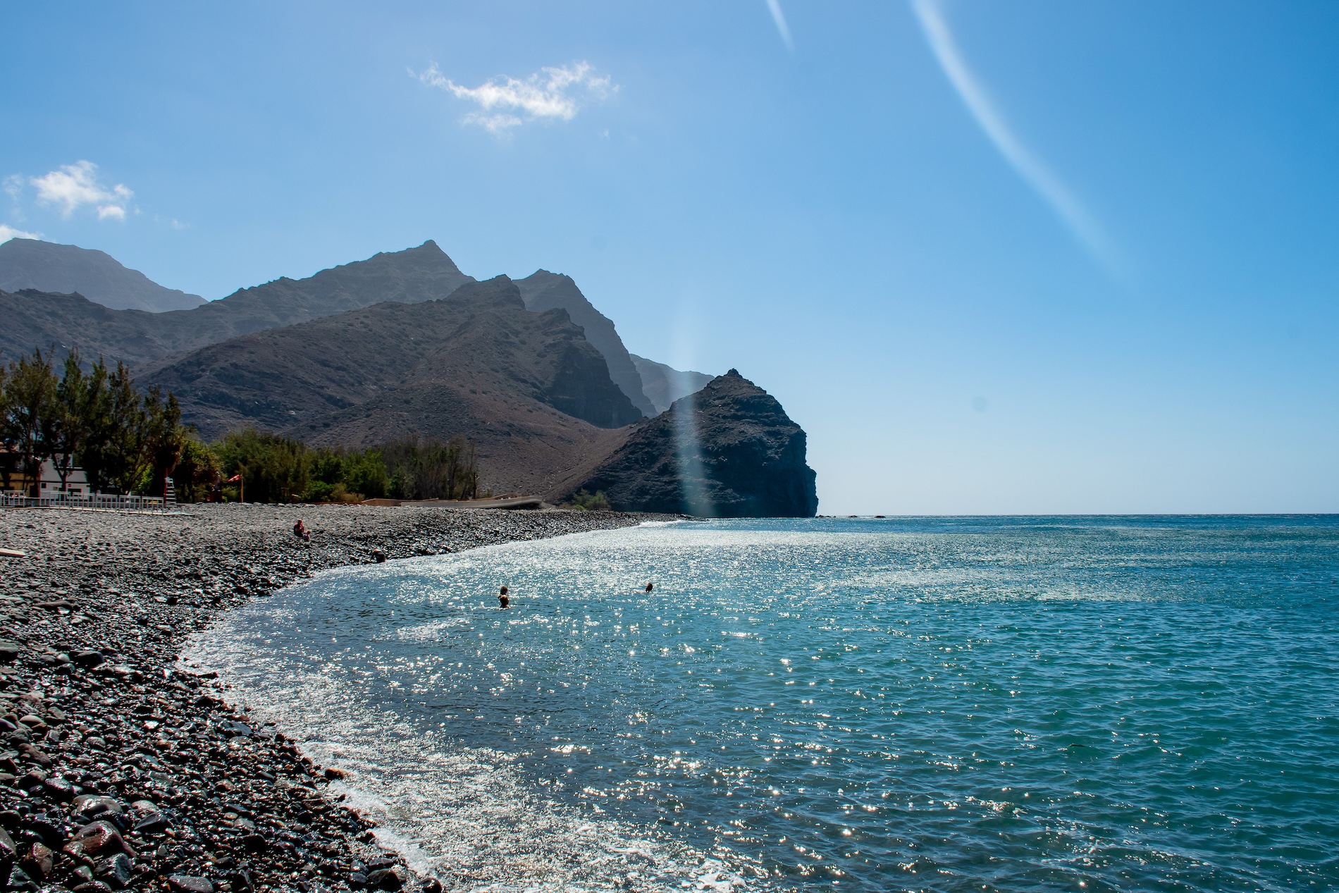 Mooi strand op Gran Canaria in het voorjaar