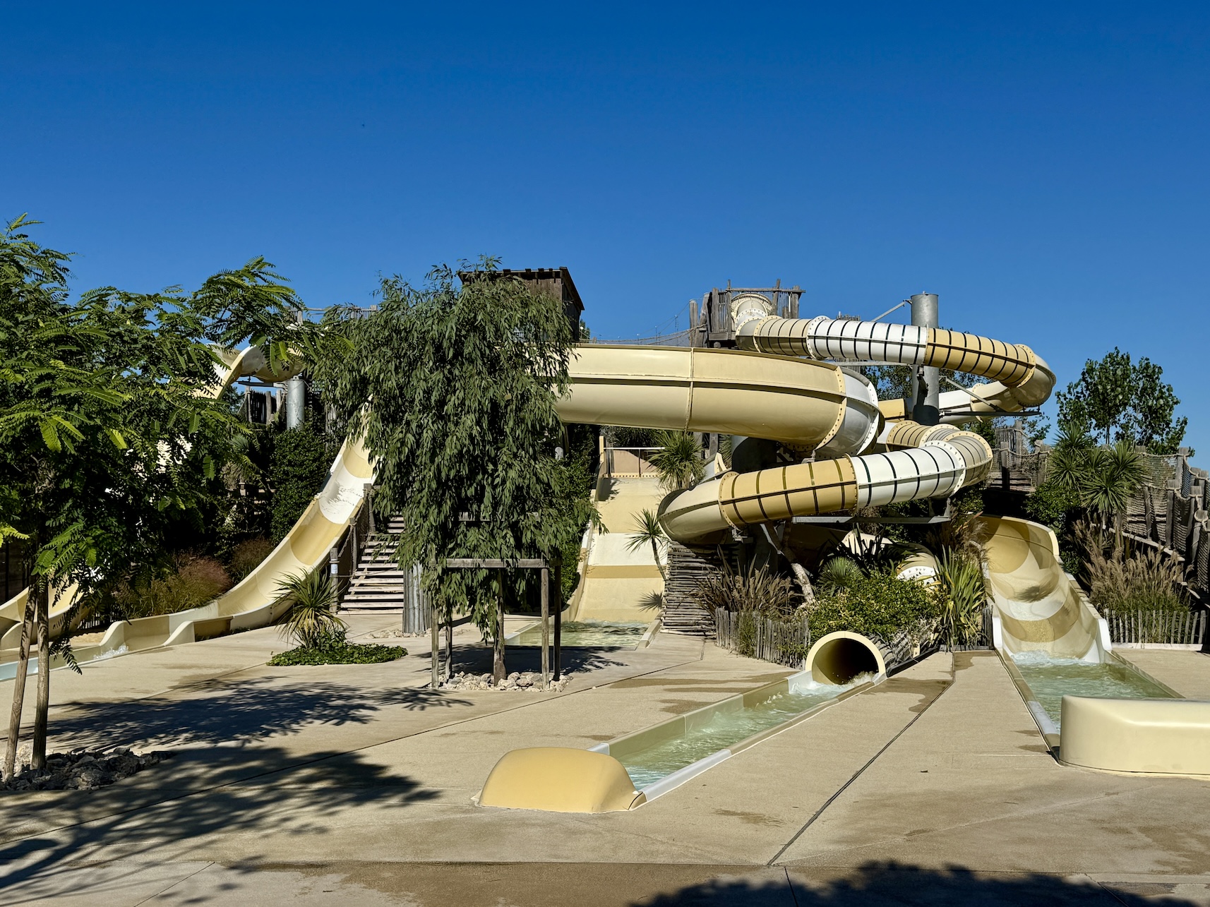 Toffe glijbanen op camping Le Sérignan Plage