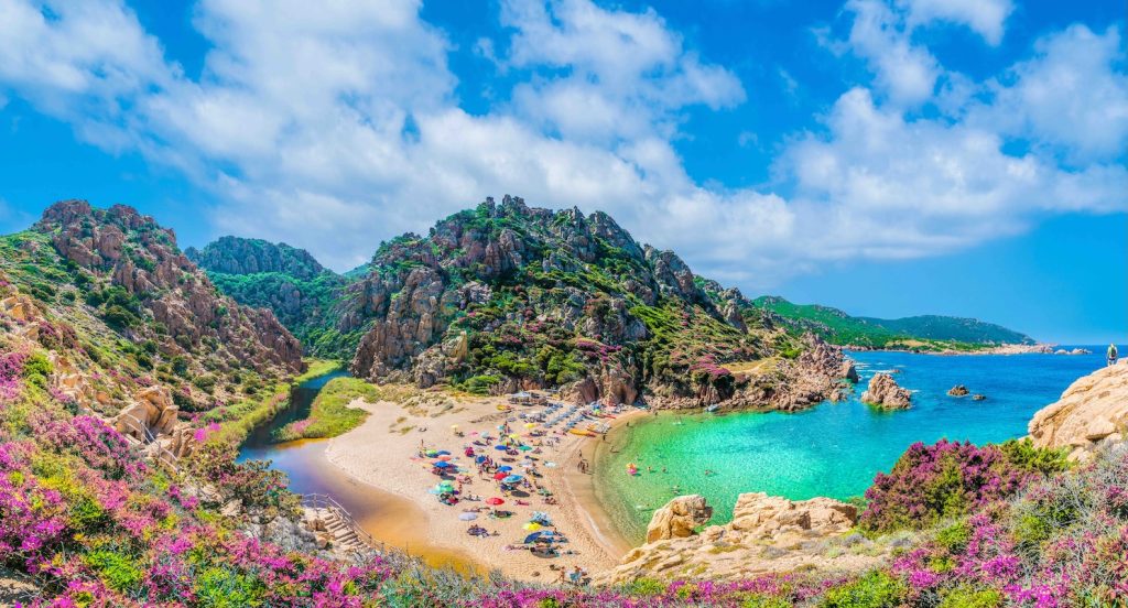 Strand op Sardinië