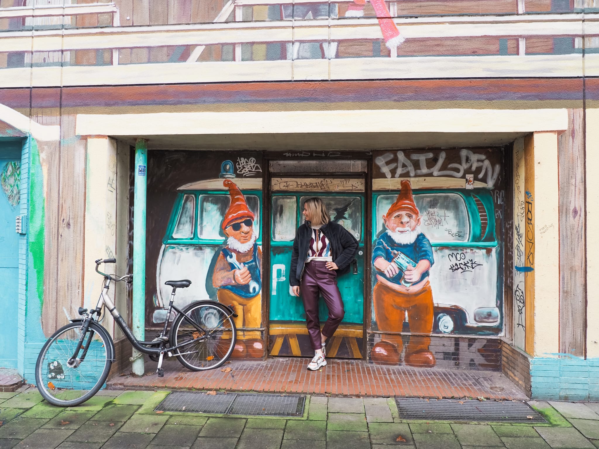 De Kiefernstrasse is een walhalla voor liefhebbers van street art