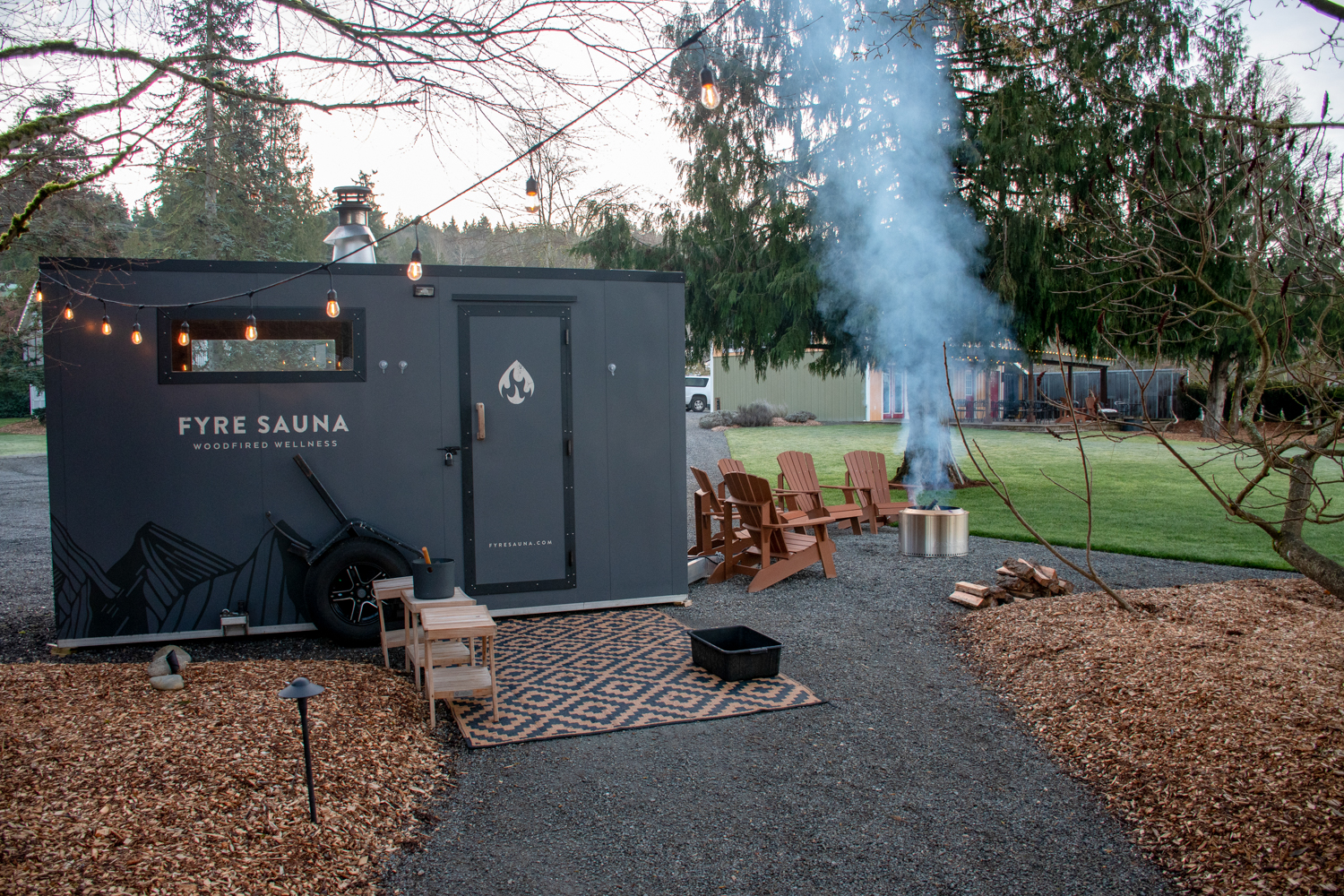 En warmen daarna heerlijk op in de sauna