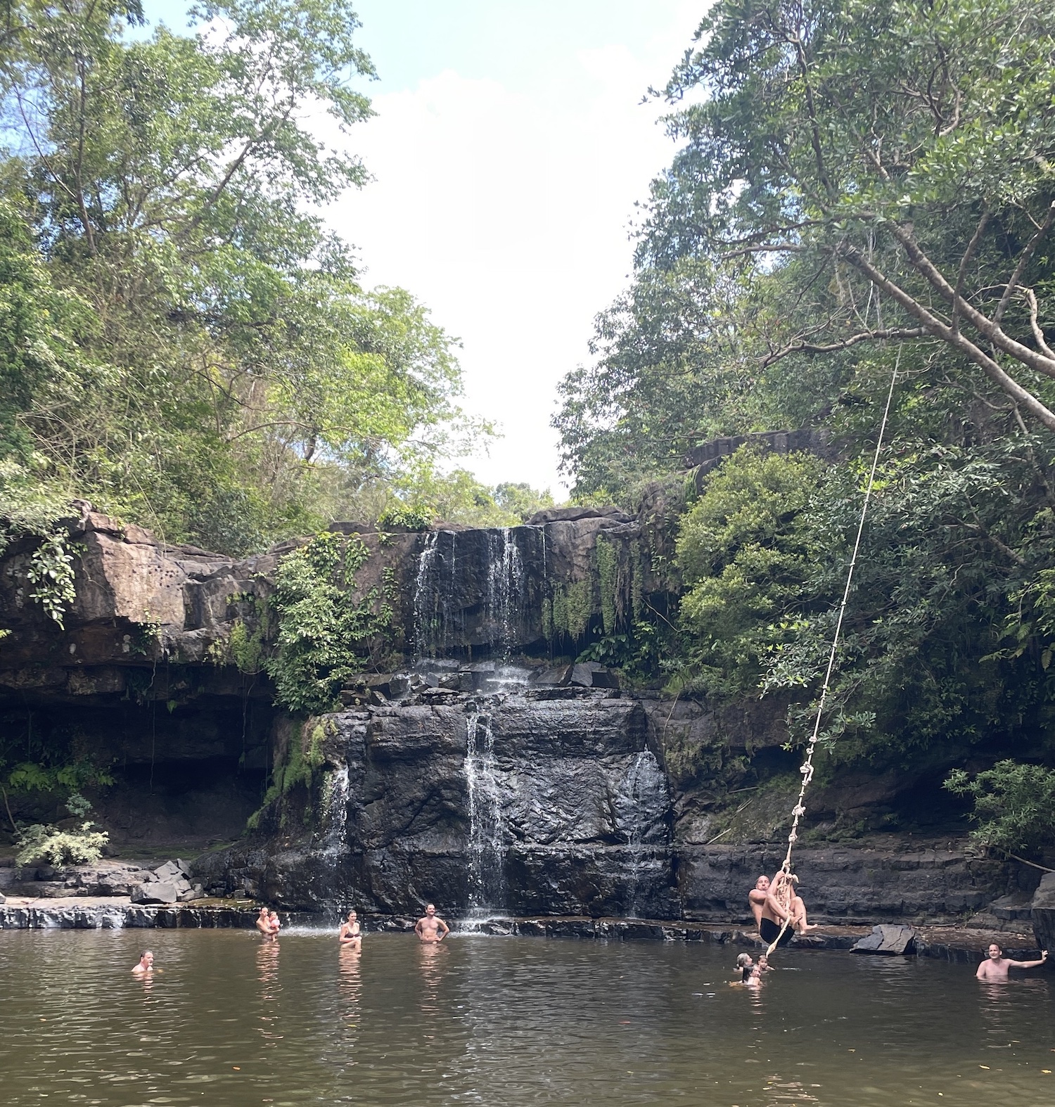 De Khlong Chao Waterfall: lekker om een duik te nemen in het koele water