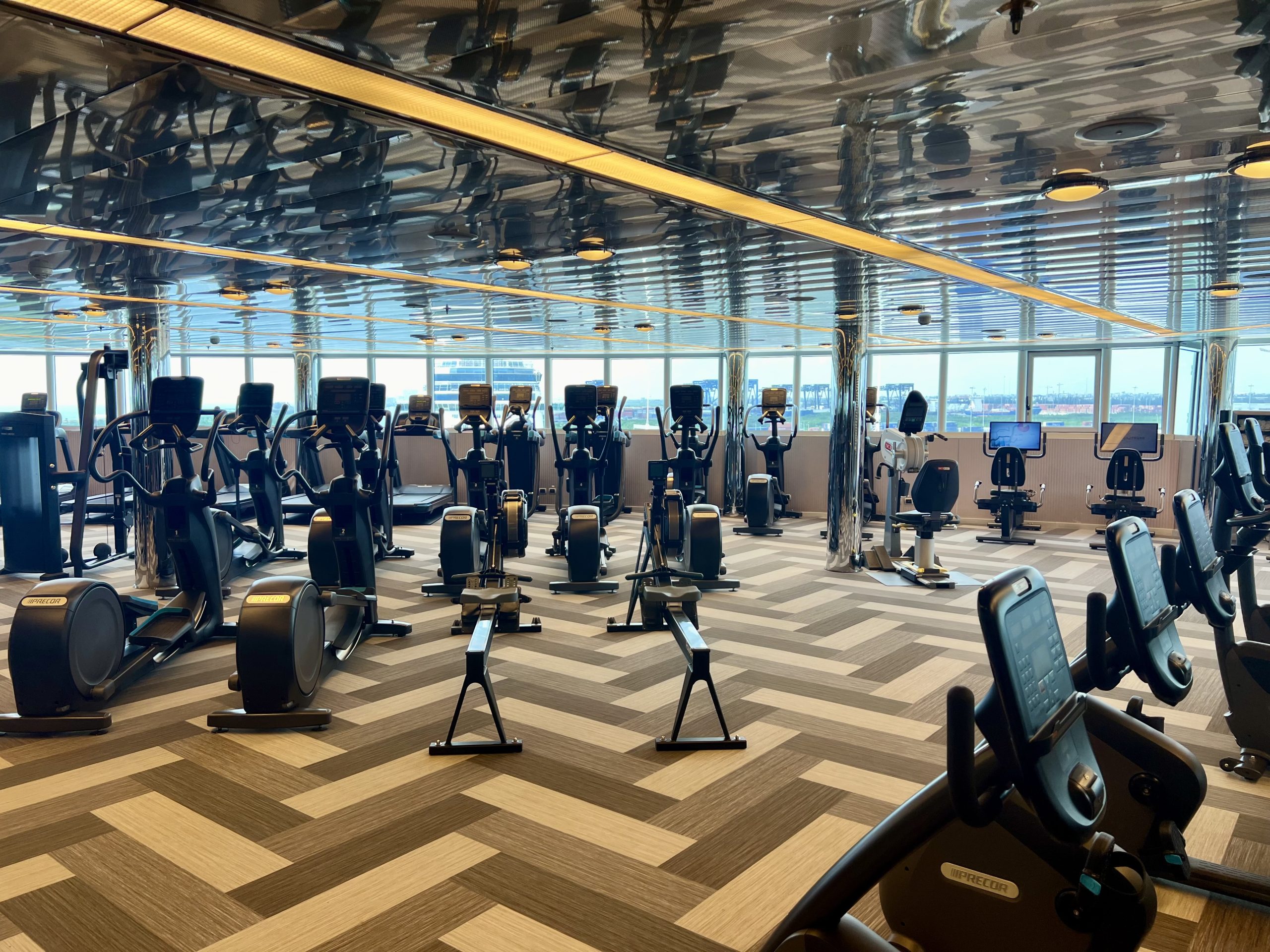 Sporten tijdens je cruise? Het kan in de goed uitgeruste gym