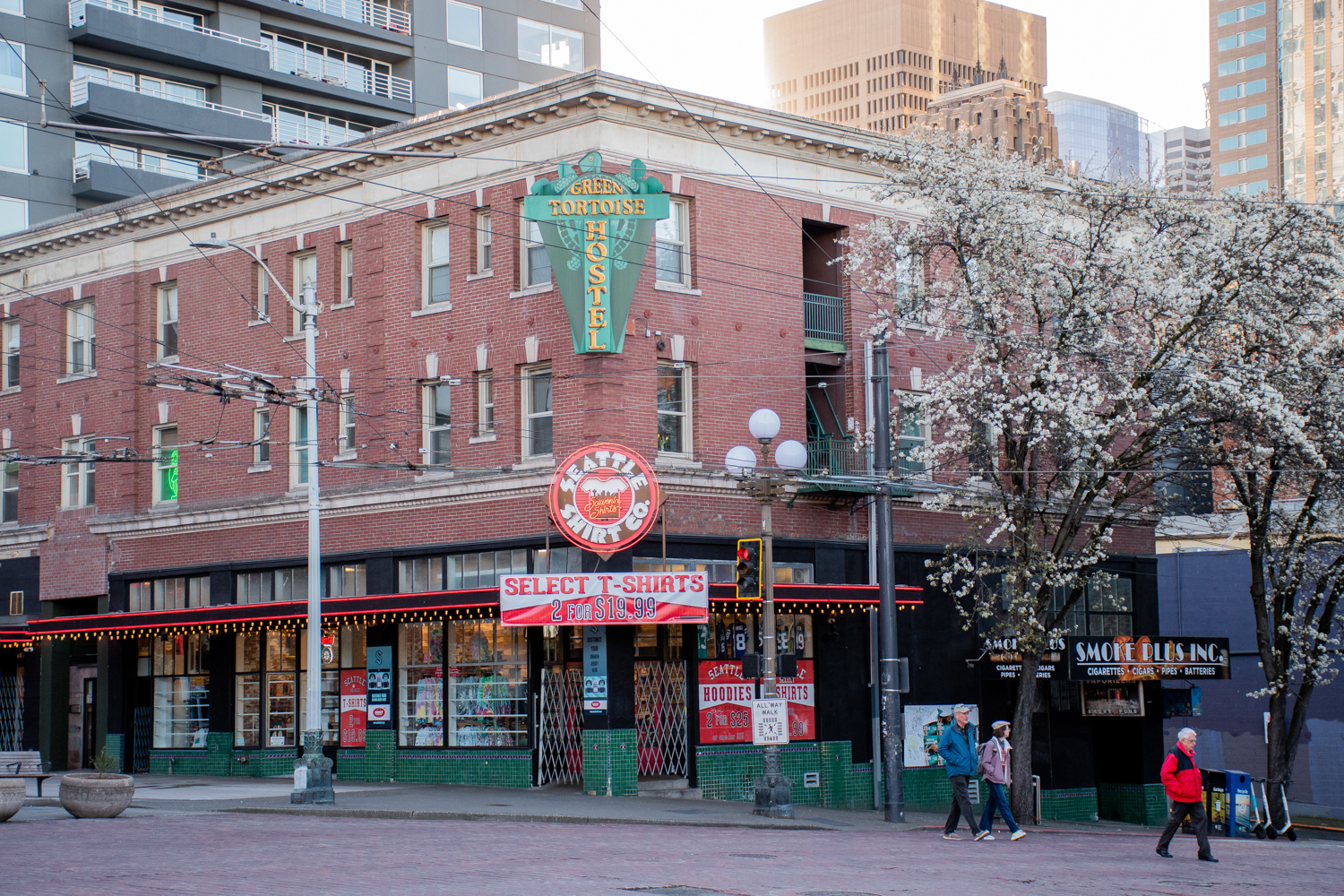 Heerlijk dwalen door de straten van de levendige stad Seattle