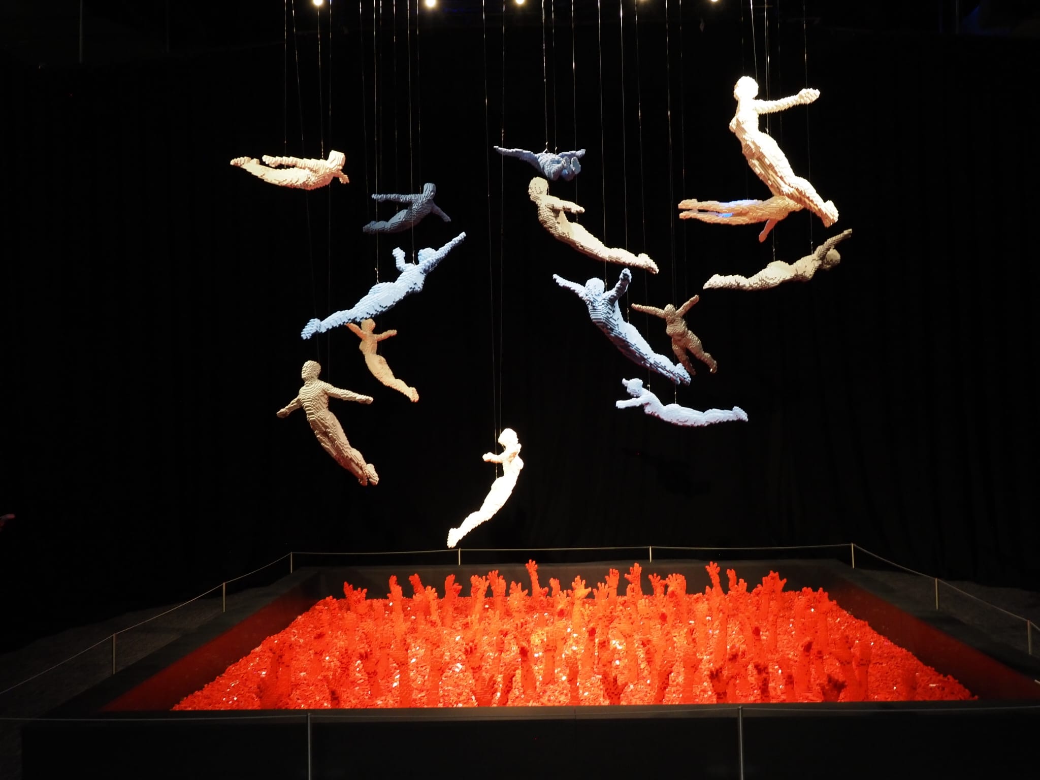 De tentoonstelling The Art of the Brick toont allerlei kunst van soms wel tienduizenden legosteentjes