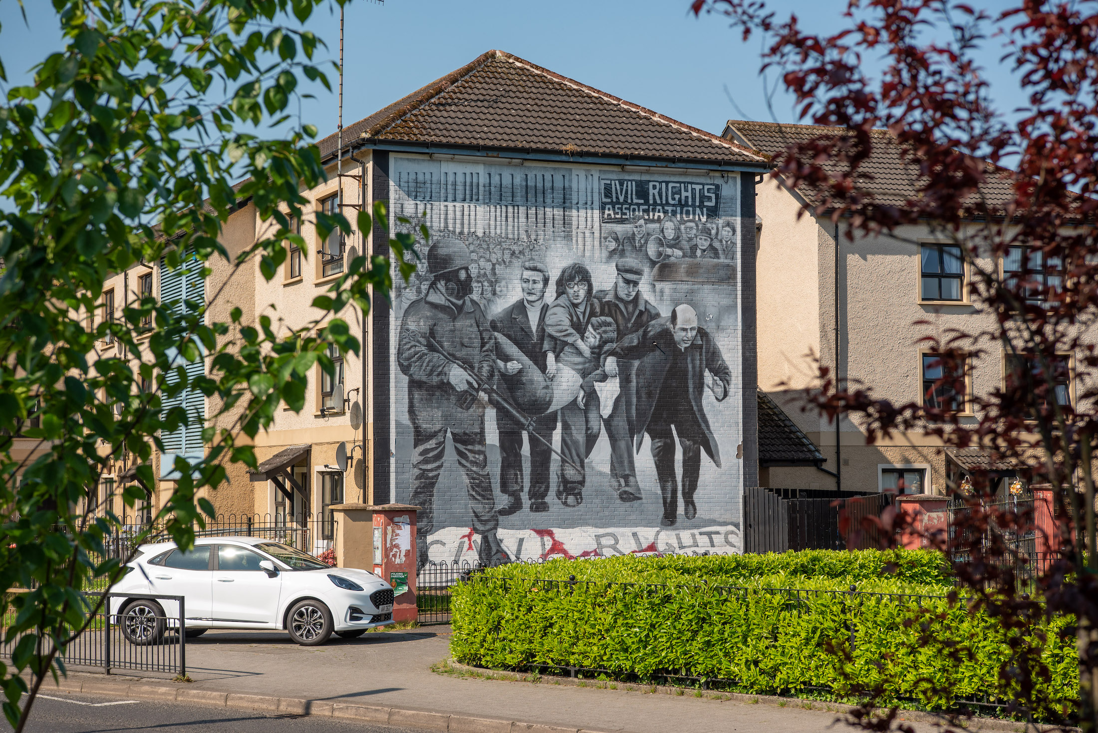 De meeste Bogside murals vind je dicht bij elkaar