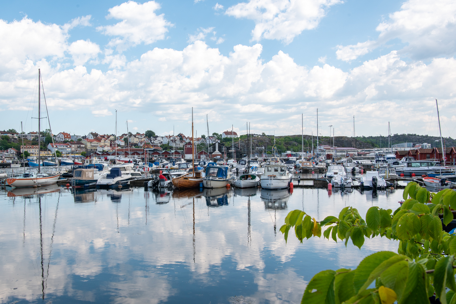 De mooie haven van Strömstad