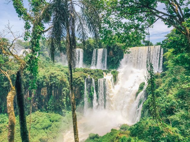 Iguazu falls in Brazilië
