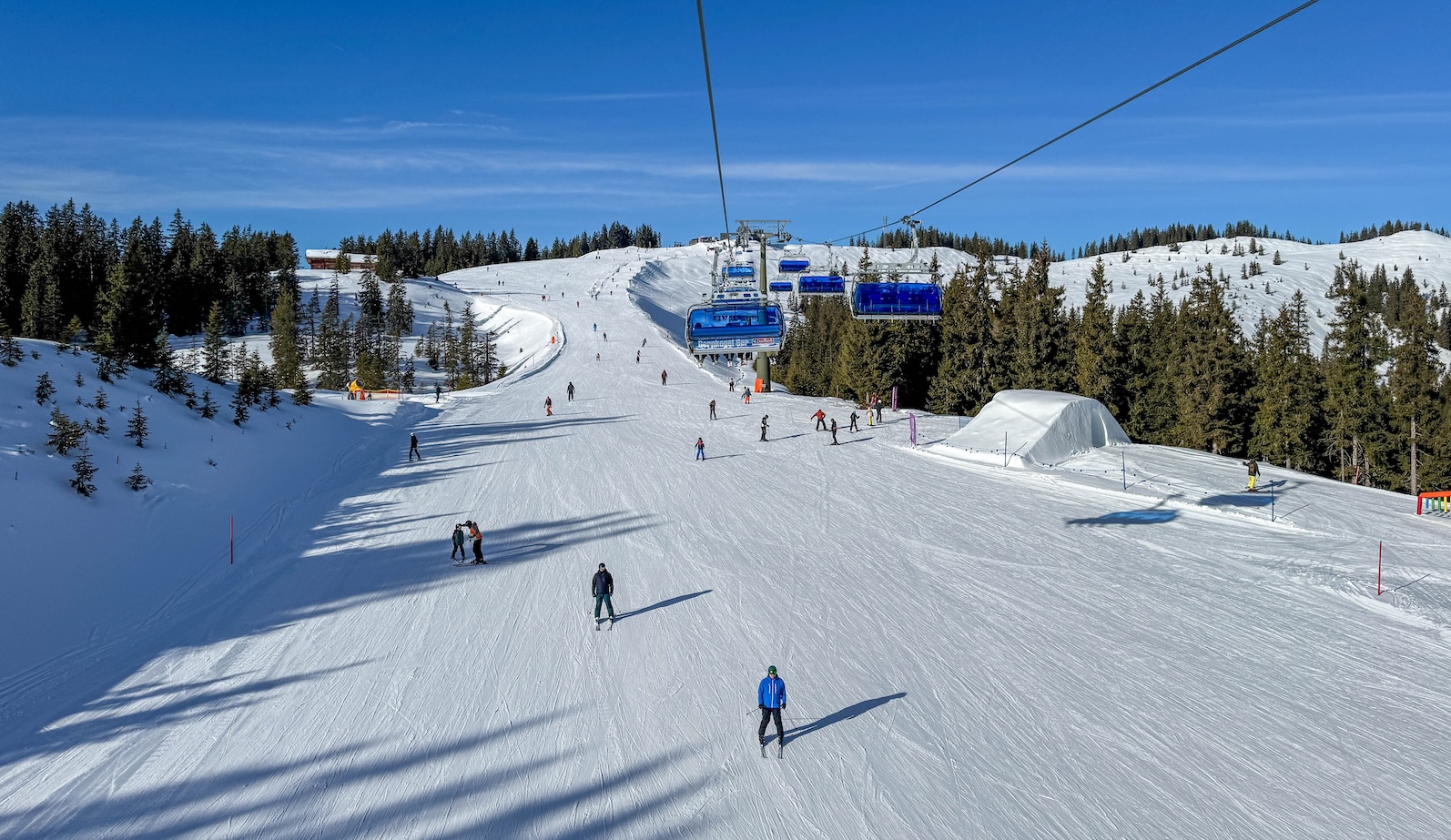 Skiën in skigebied Saalbach Hinterglemm in Oostenrijk