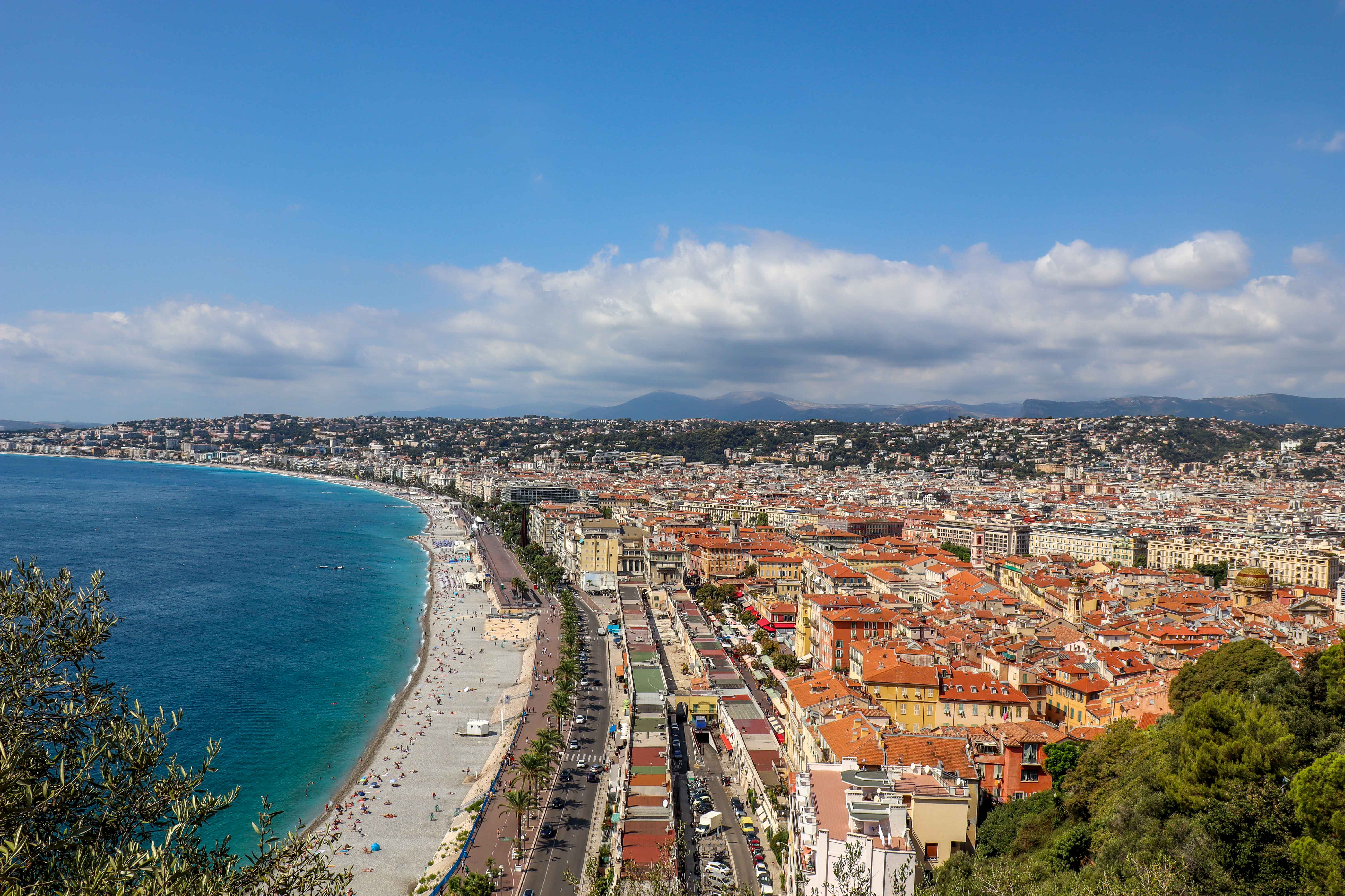Stad én strand in één: Nice