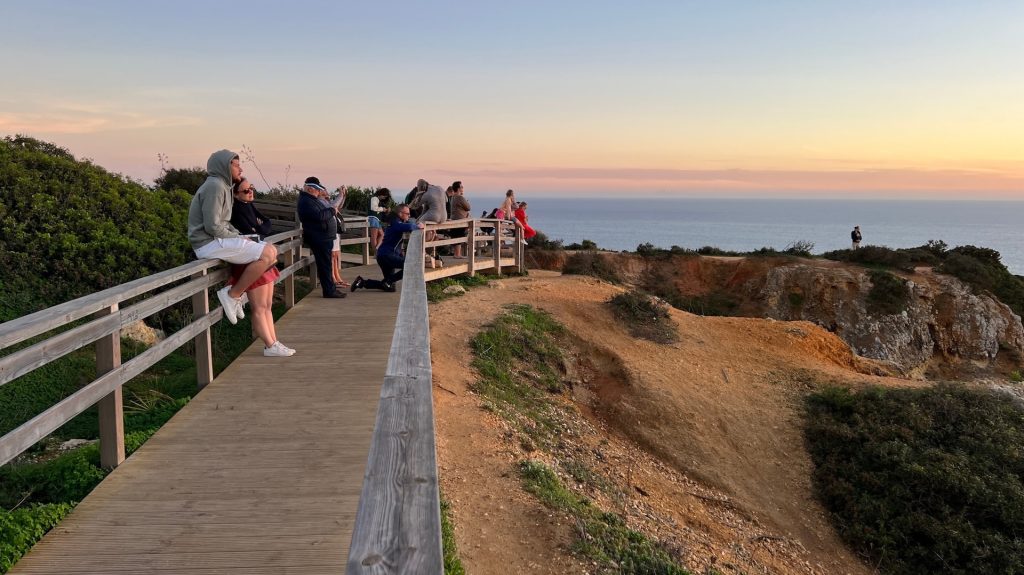 Zonsondergang op Ponta da Piedade