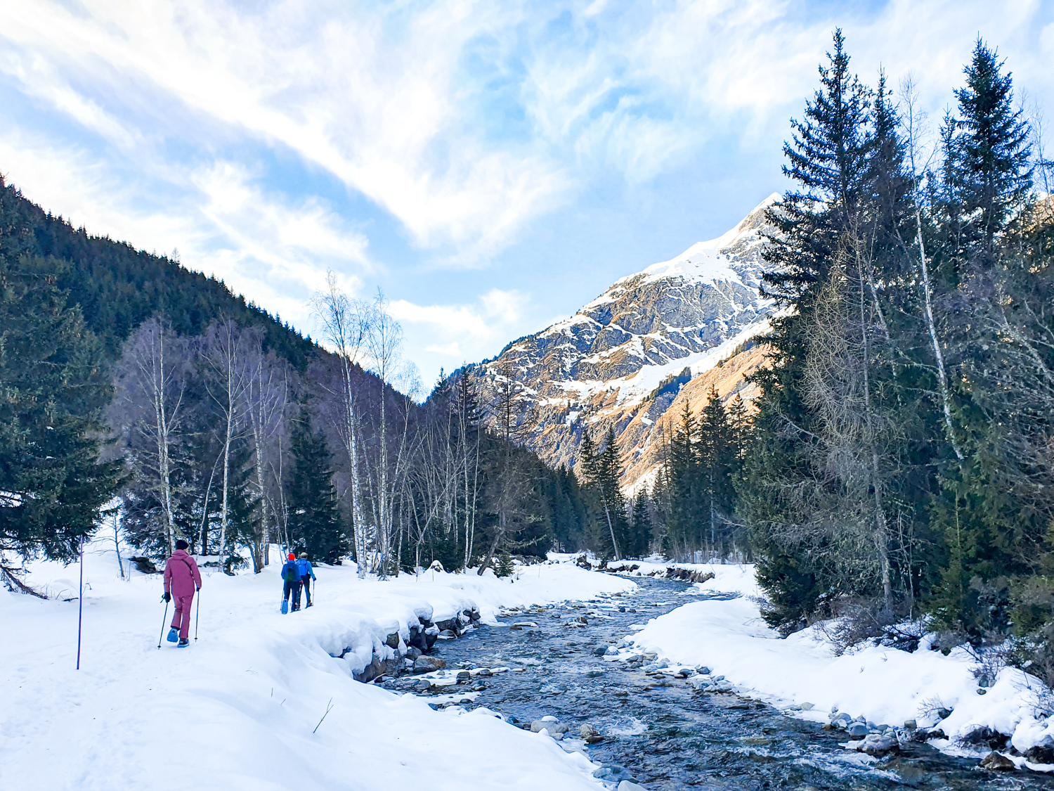 Sneeuwschoen wandelen Champagny Le Haut