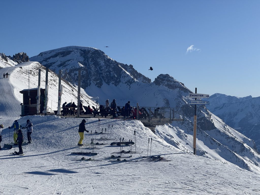 Barbecue op de piste in Serre Chevalier