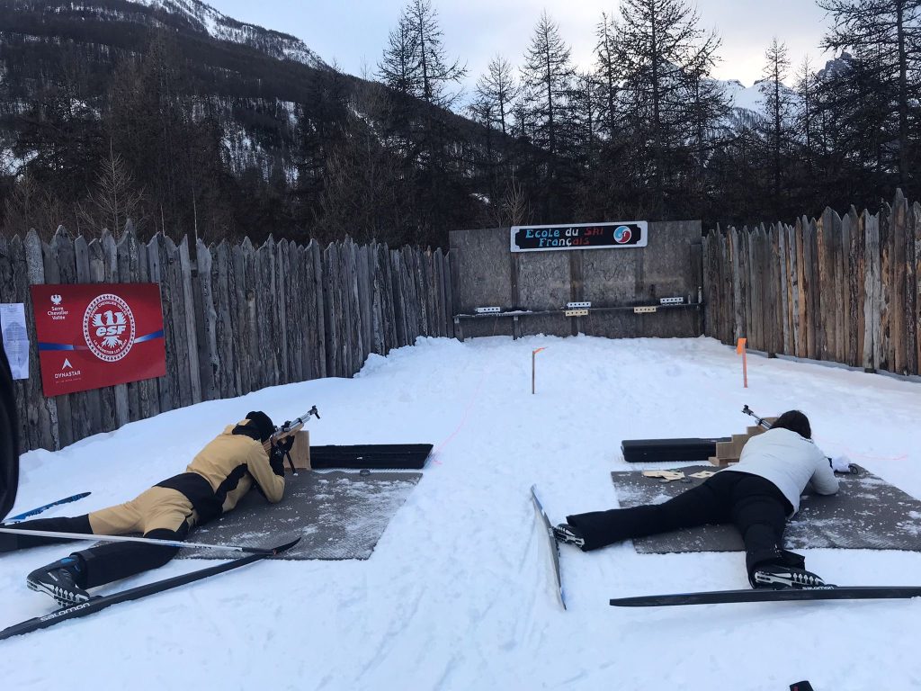 Een biatlon is een leuke en unieke ervaring in het wintersportgebied Serre Chevalier
