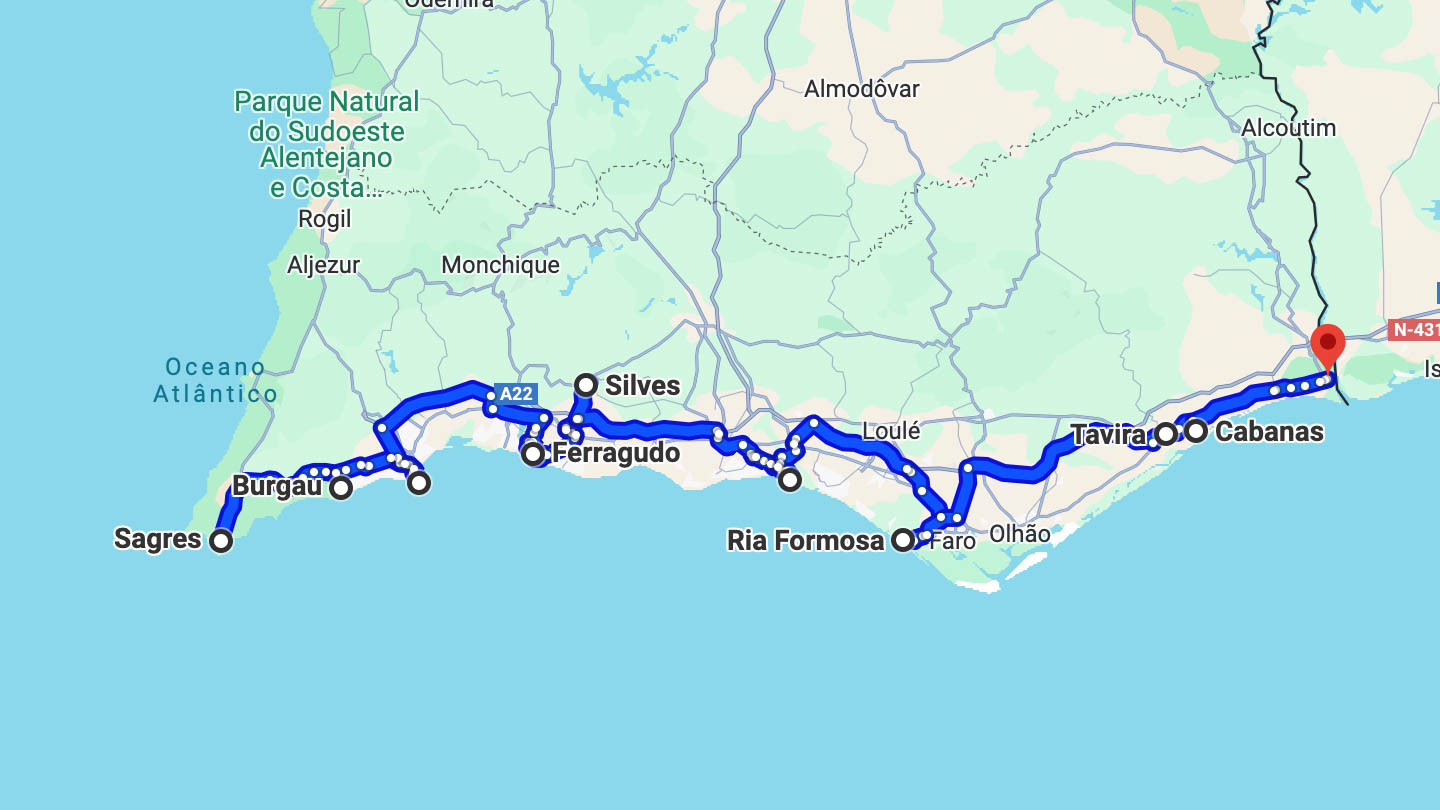 De ultieme route voor een roadtrip door de Algarve