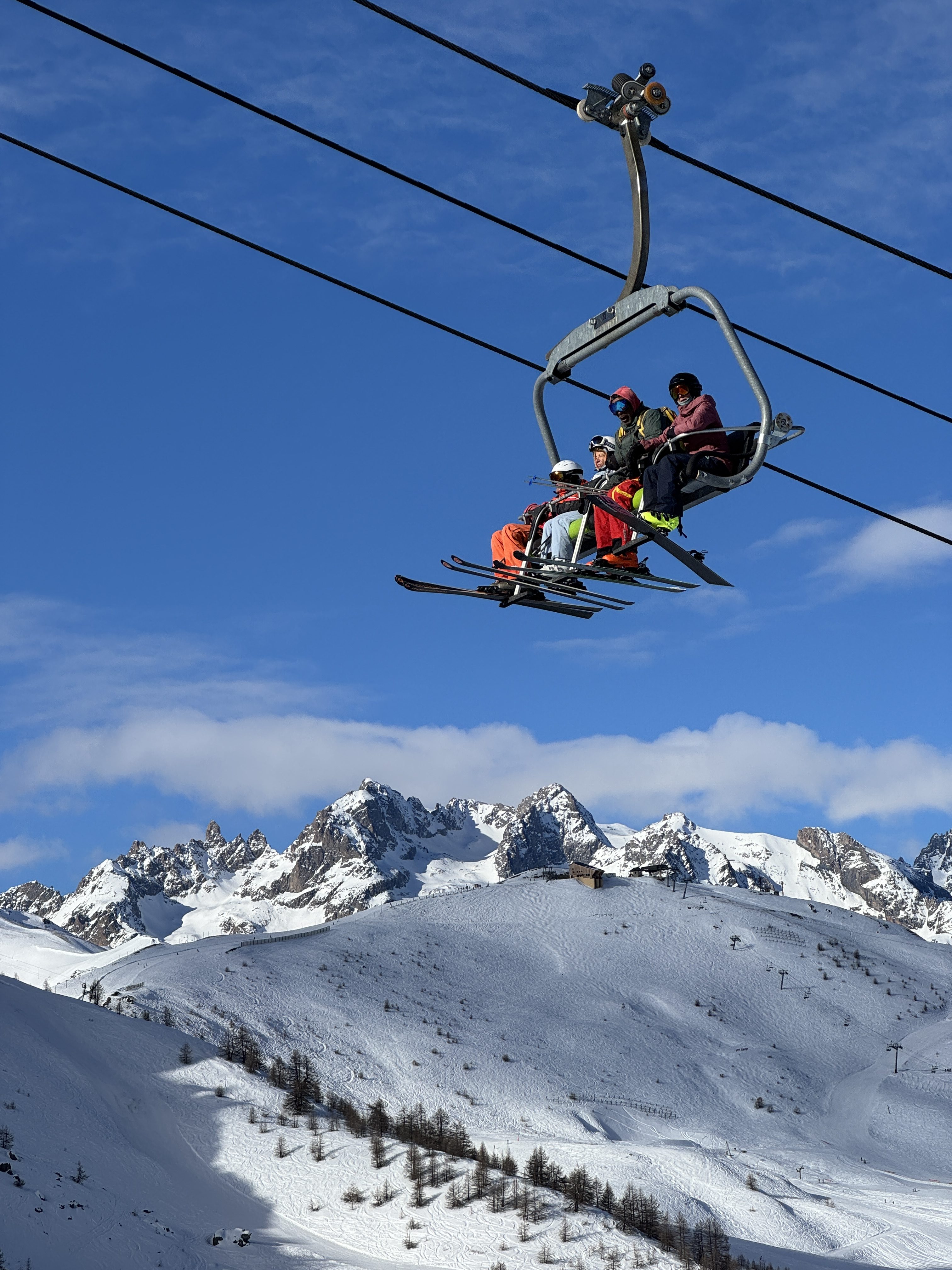 Mooi uitzicht in Serre Chevalier