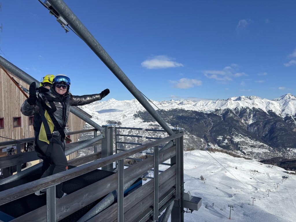 Ziplinen in Serre Chevalier