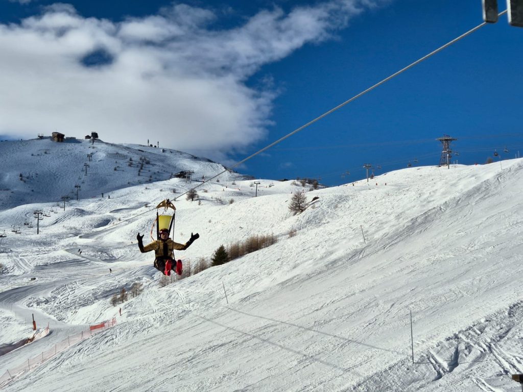 Ziplinen boven de pistes voor wie durft