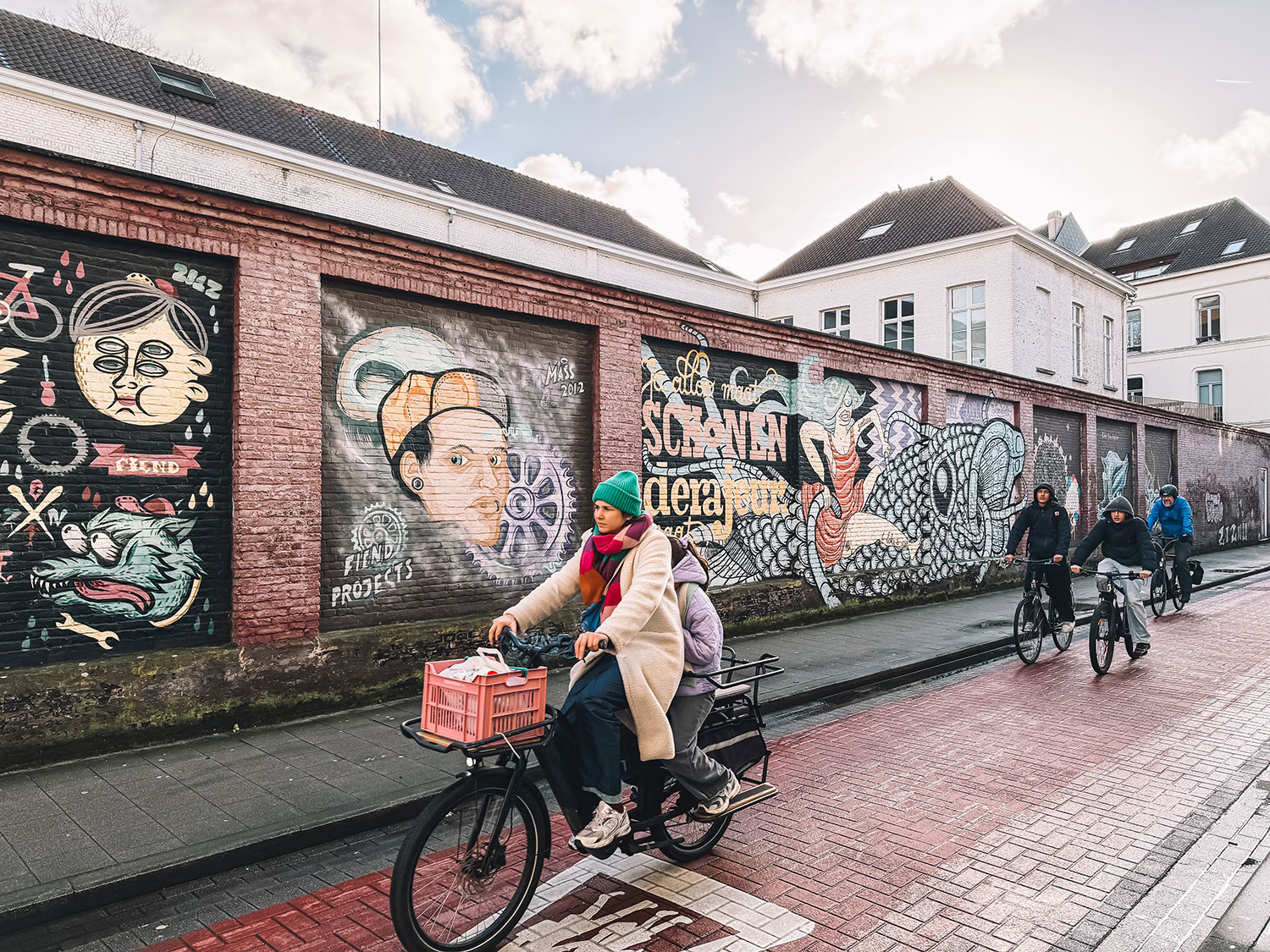 Tijdens de fietstour van Bike Ghent kom je langs de mooiste streetart.