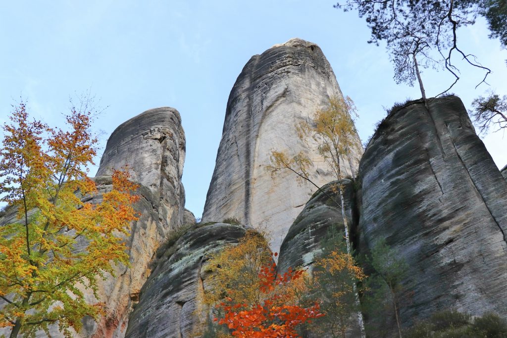 Adršpach en Teplice rotsen in Tsjechië