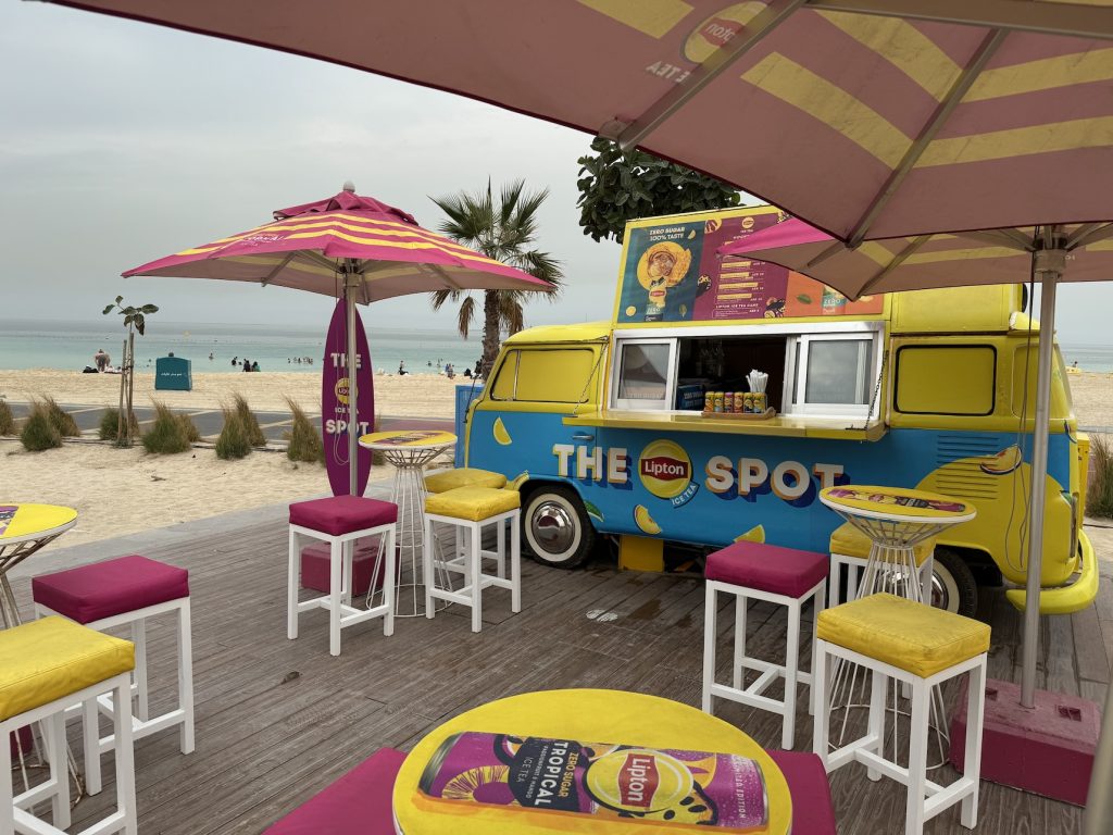 Foodtruck op Kite Beach