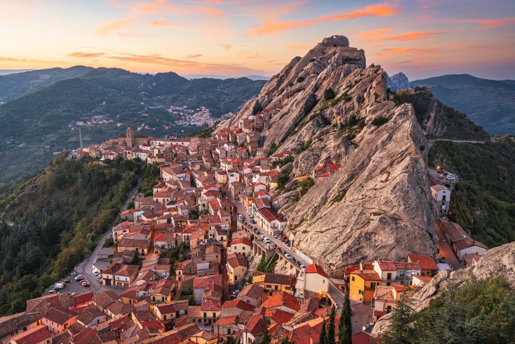 Pietrapertosa in Zuid-Italië