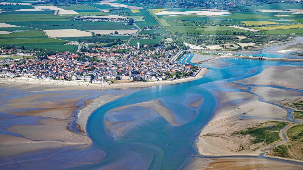 Baai van de Somme in Noord-Frankrijk