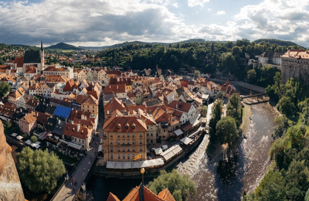 Český Krumlov in Tsjechië