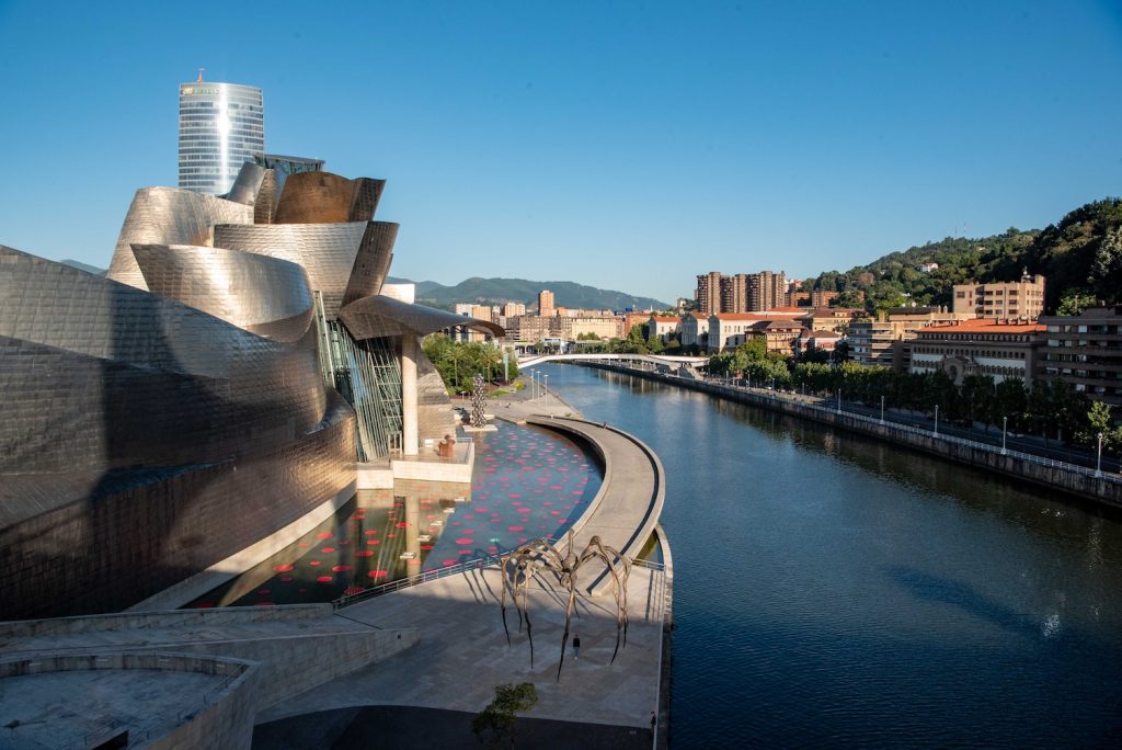 Bilbao in Noord-Spanje in de zomer
