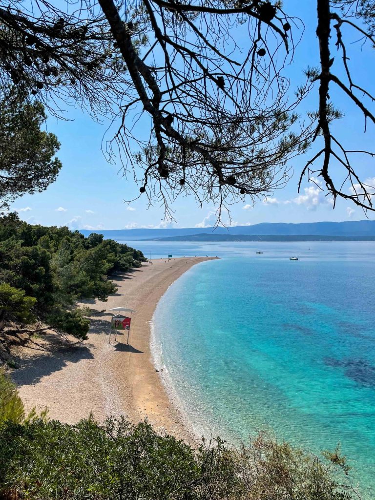 Zlatni Rat op eiland Brac