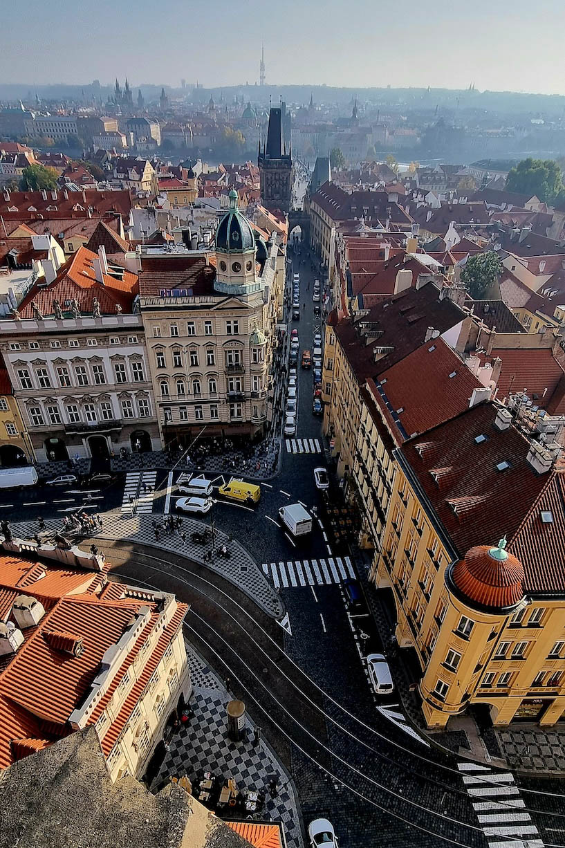 Uitzicht over Praag