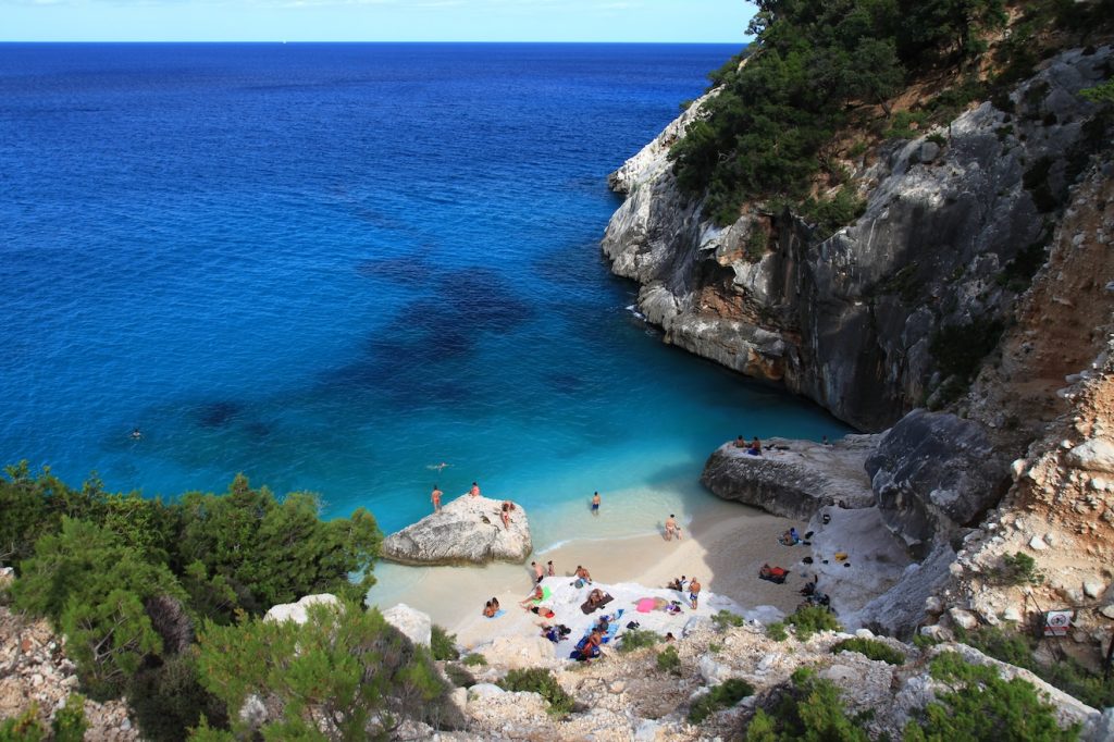 Cala Goloritzé op Sardinië