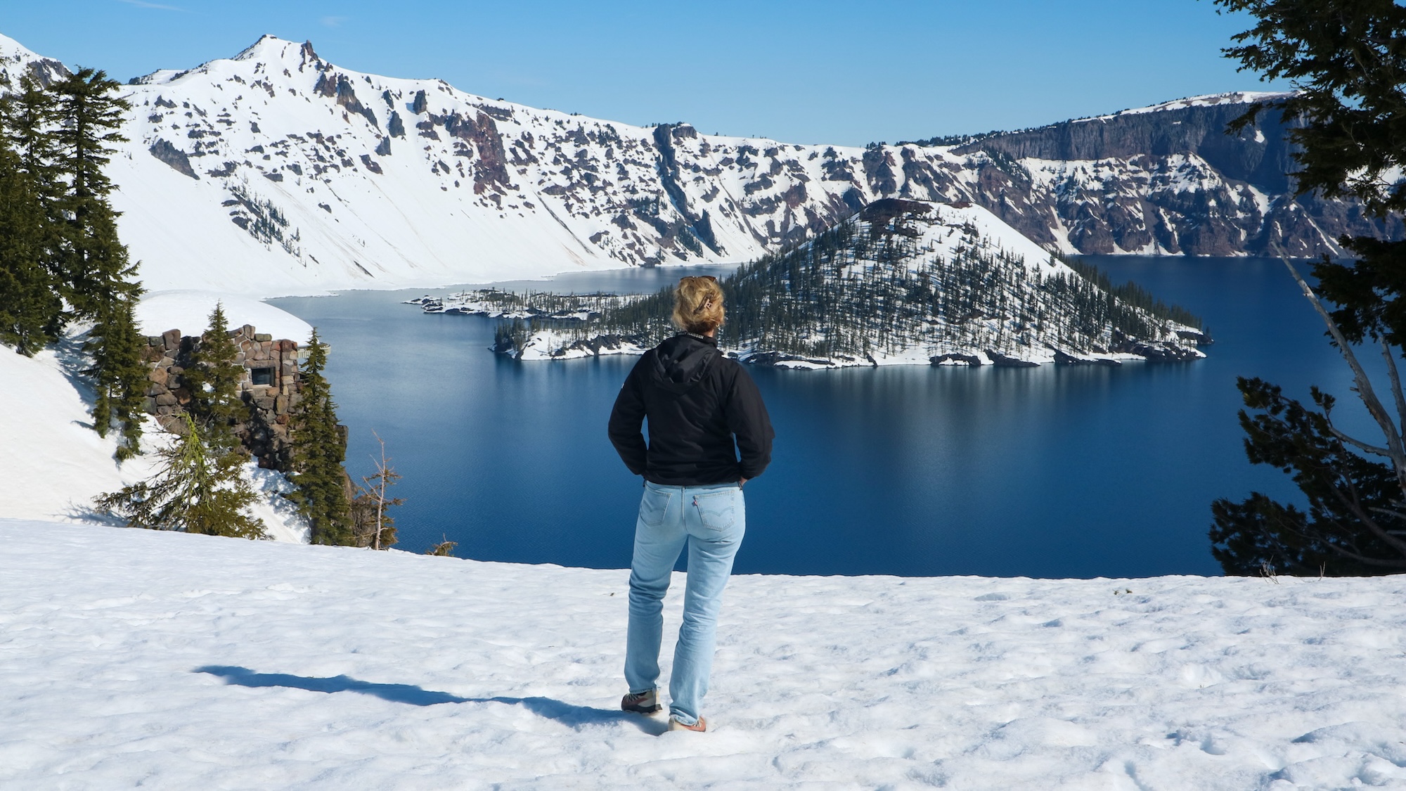 Crater Lake uitzicht